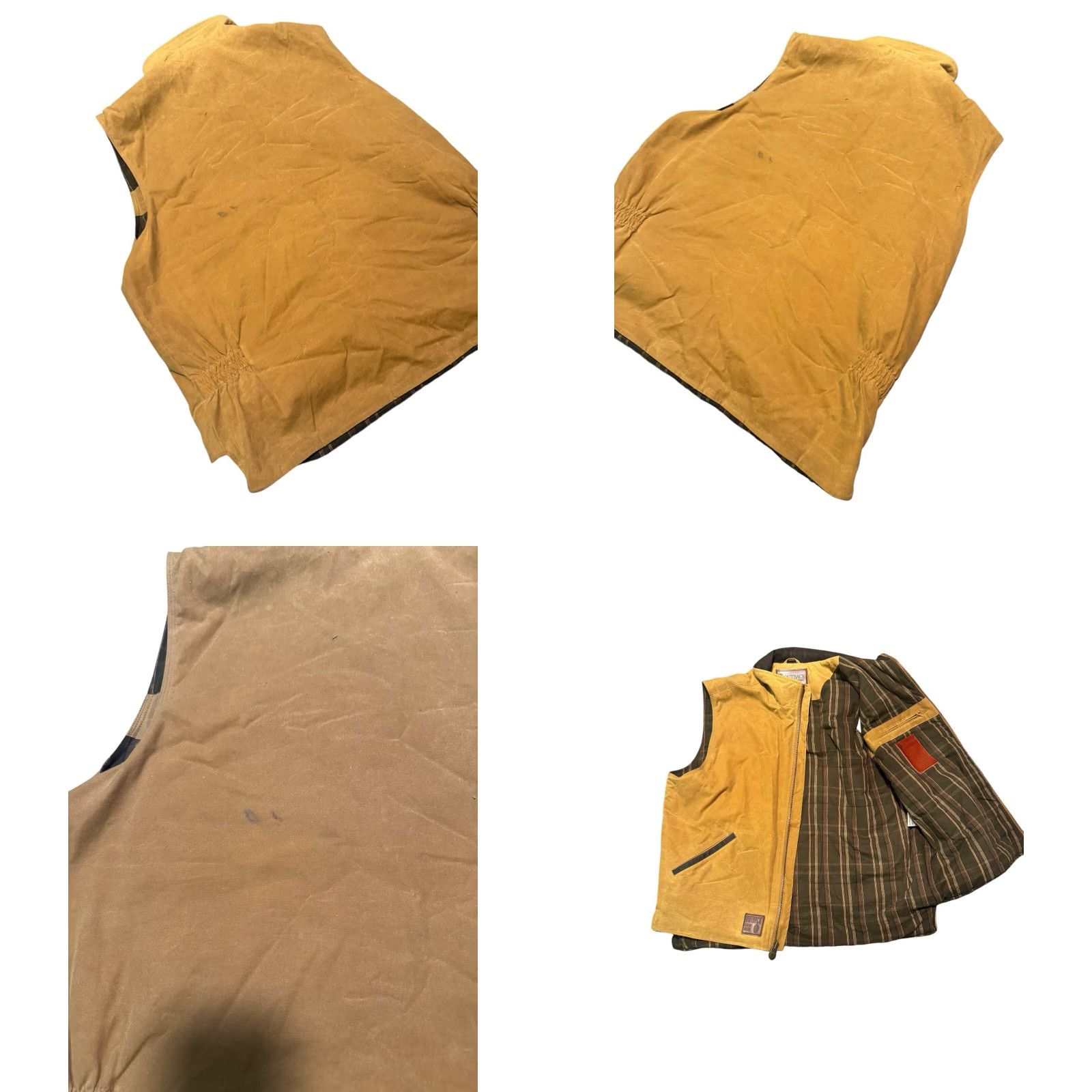 Vintage Outback Trading Company Canvas Sawbuck Oilskin Waxed Vest Jacket XXL Size US XXL / EU 58 / 5 - 8 Thumbnail