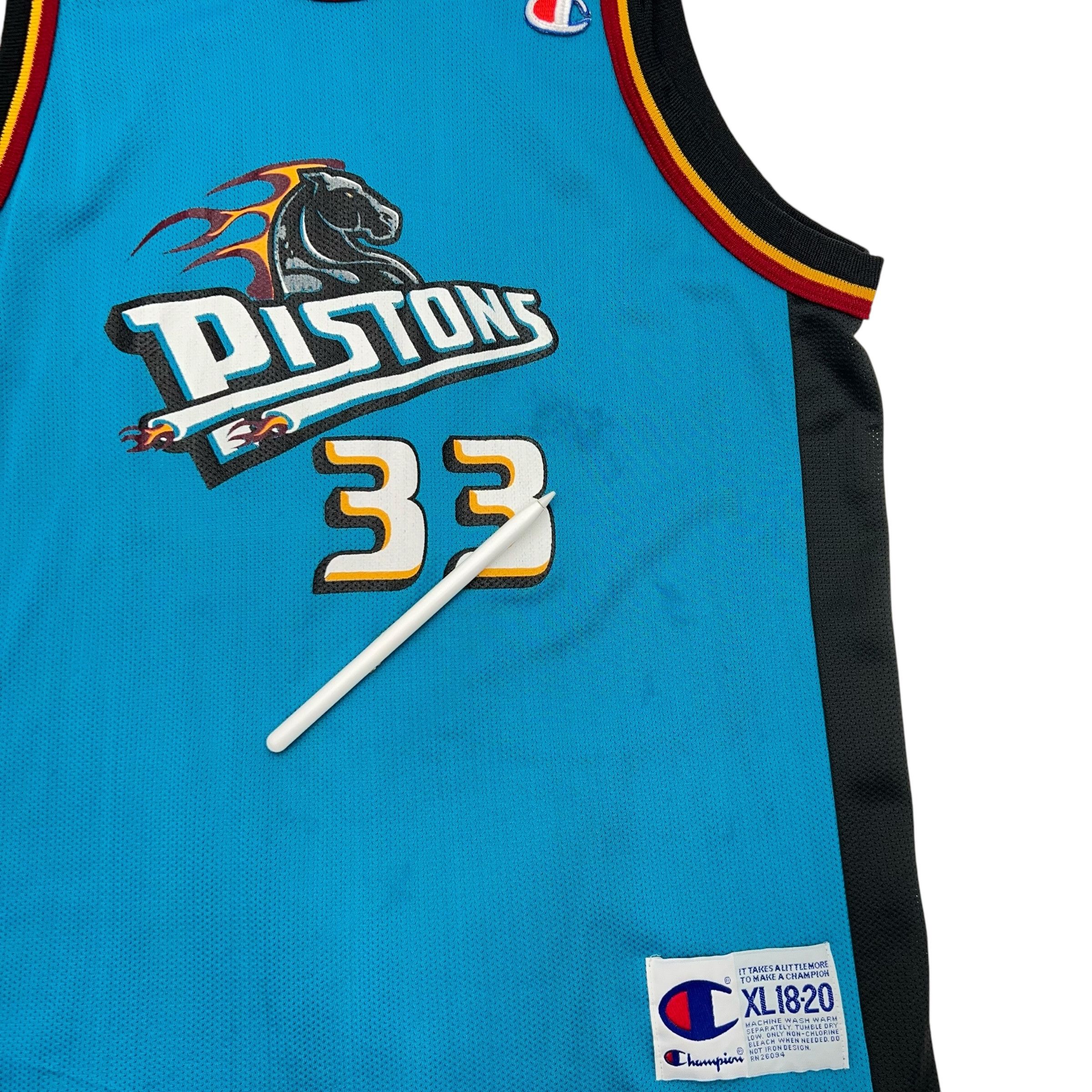 Champion × NBA GRANT HILL DETROIT PISTONS NBA CHAMPION KID JERSEY Size US S / EU 44-46 / 1 - 11 Thumbnail
