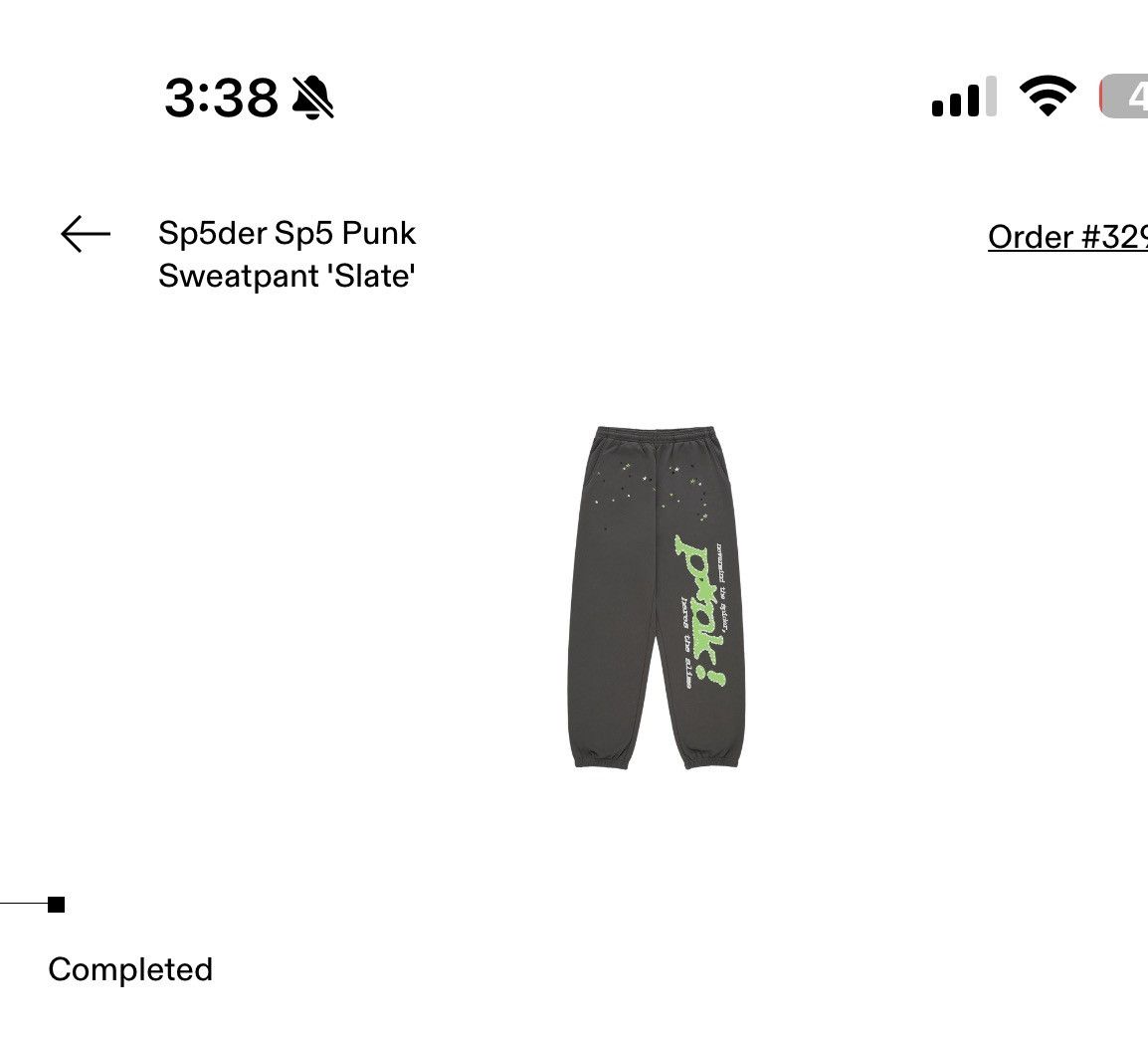 Sp5der Sp5der Punk Sweatpant “Slate” Size US 40 / EU 56 - 7 Thumbnail