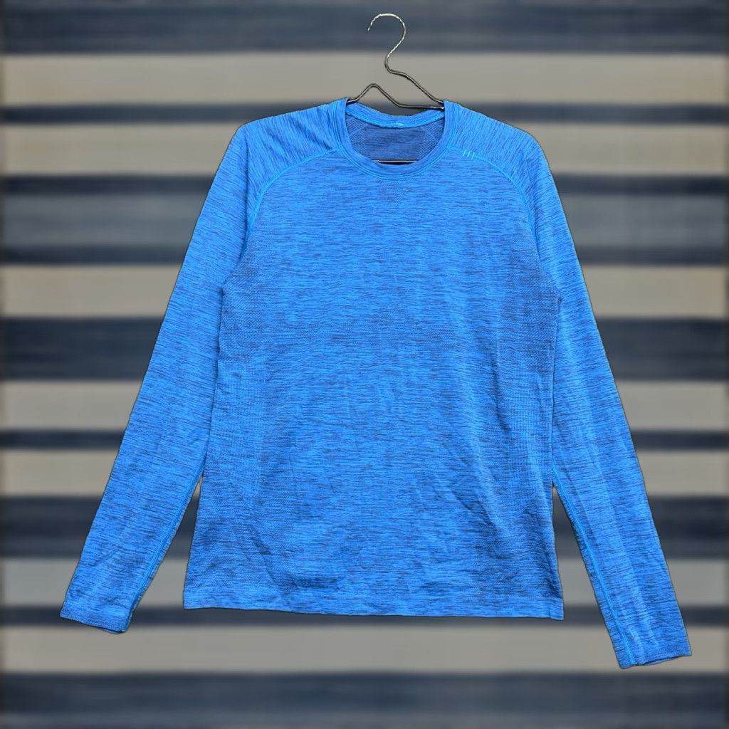 Lululemon Lululemon Metal Vent Tech Long Sleeve Shirt Mens M Blue Sports Performance Running Jogging Gym Training Athletic Shirt Size US M / EU 48-50 / 2 - 1 Thumbnail