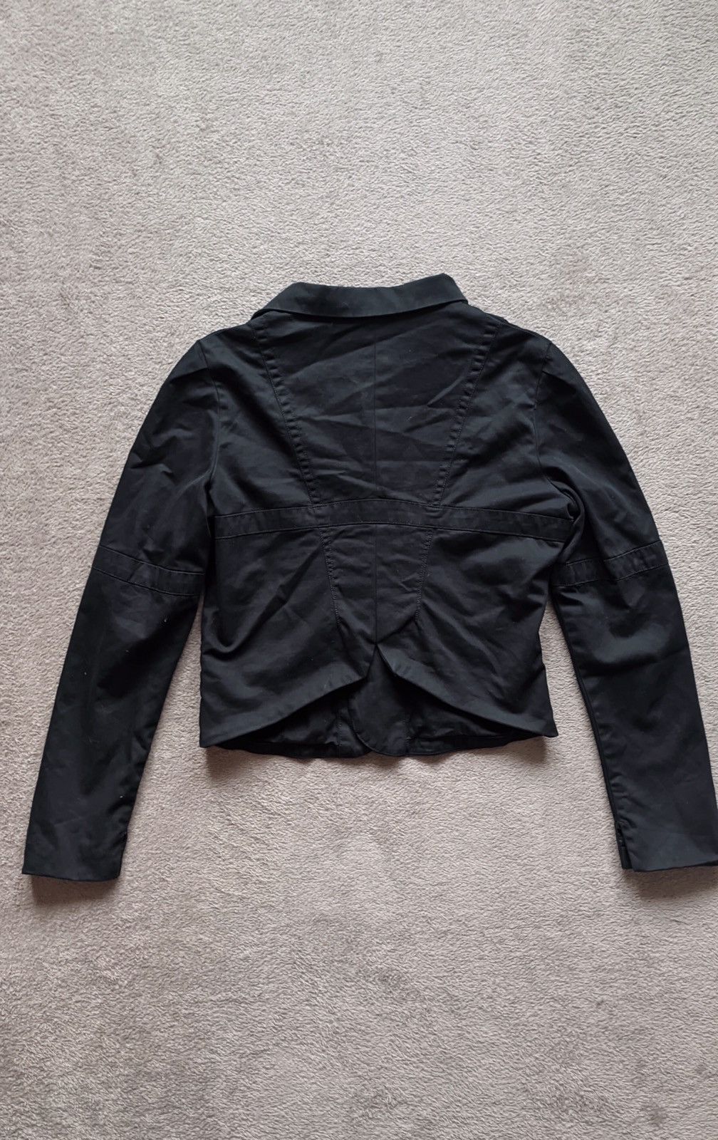 Hysteric Glamour Y2K Diesel vintage Black Cropped Blazer Jacket Size M / US 6-8 / IT 42-44 - 4 Thumbnail
