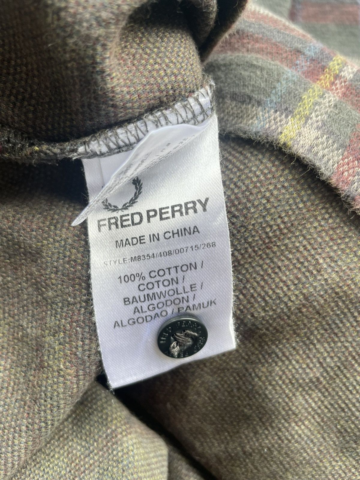 Fred Perry Fred Perry Checkered Size US S / EU 44-46 / 1 - 10 Thumbnail