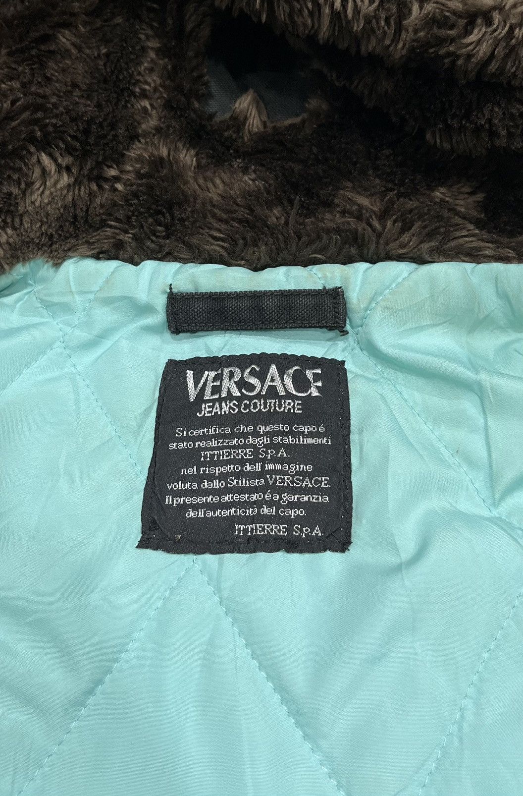 Versace Jeans Couture Versace Jeans Couture Fur Parka Canvas Duck Material Size US L / EU 52-54 / 3 - 10 Thumbnail