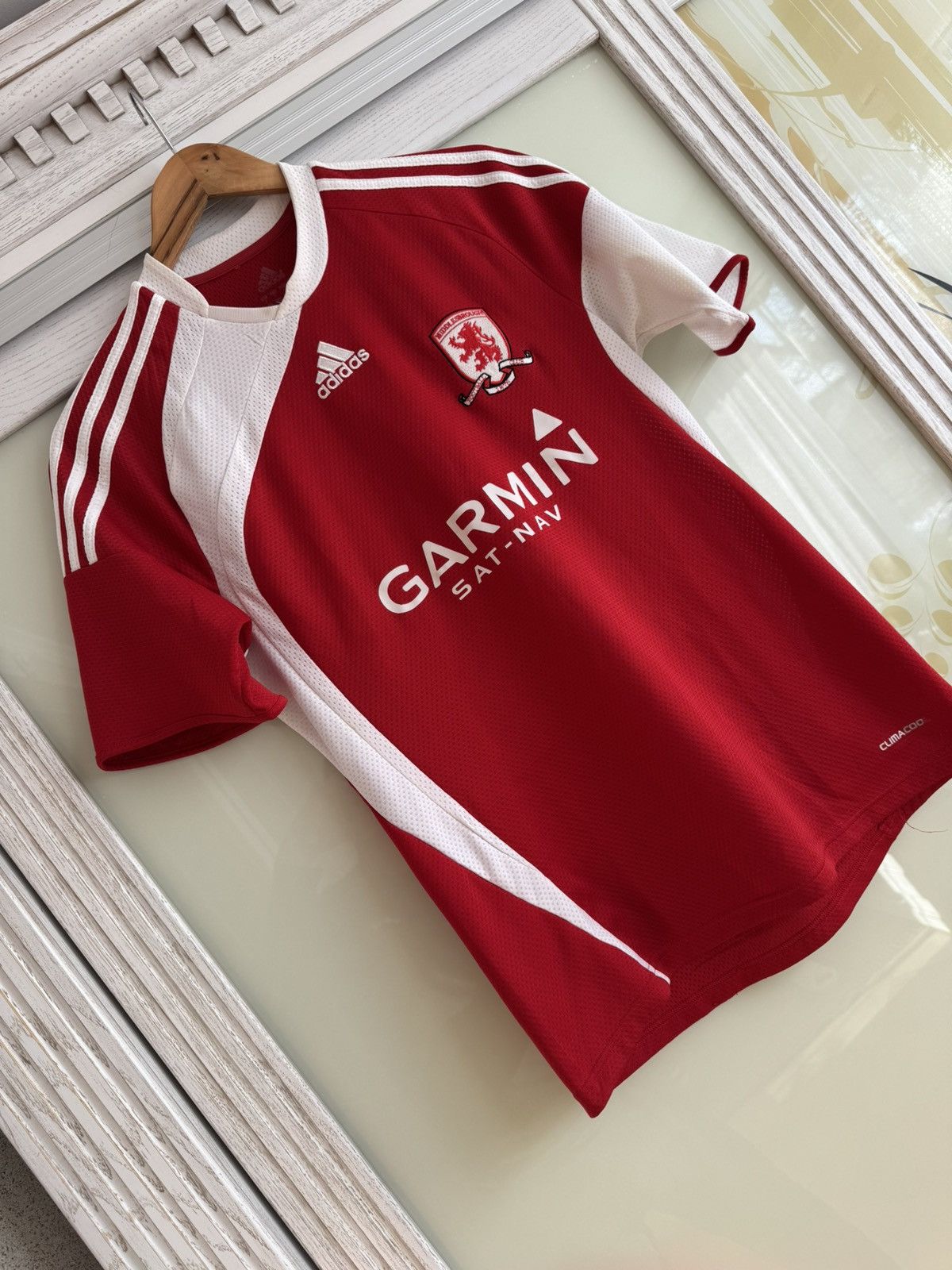 Adidas × Vintage Middlesbrough 2009-2010 Home Soccer Jersey Football Kit Size US S / EU 44-46 / 1 - 4 Thumbnail