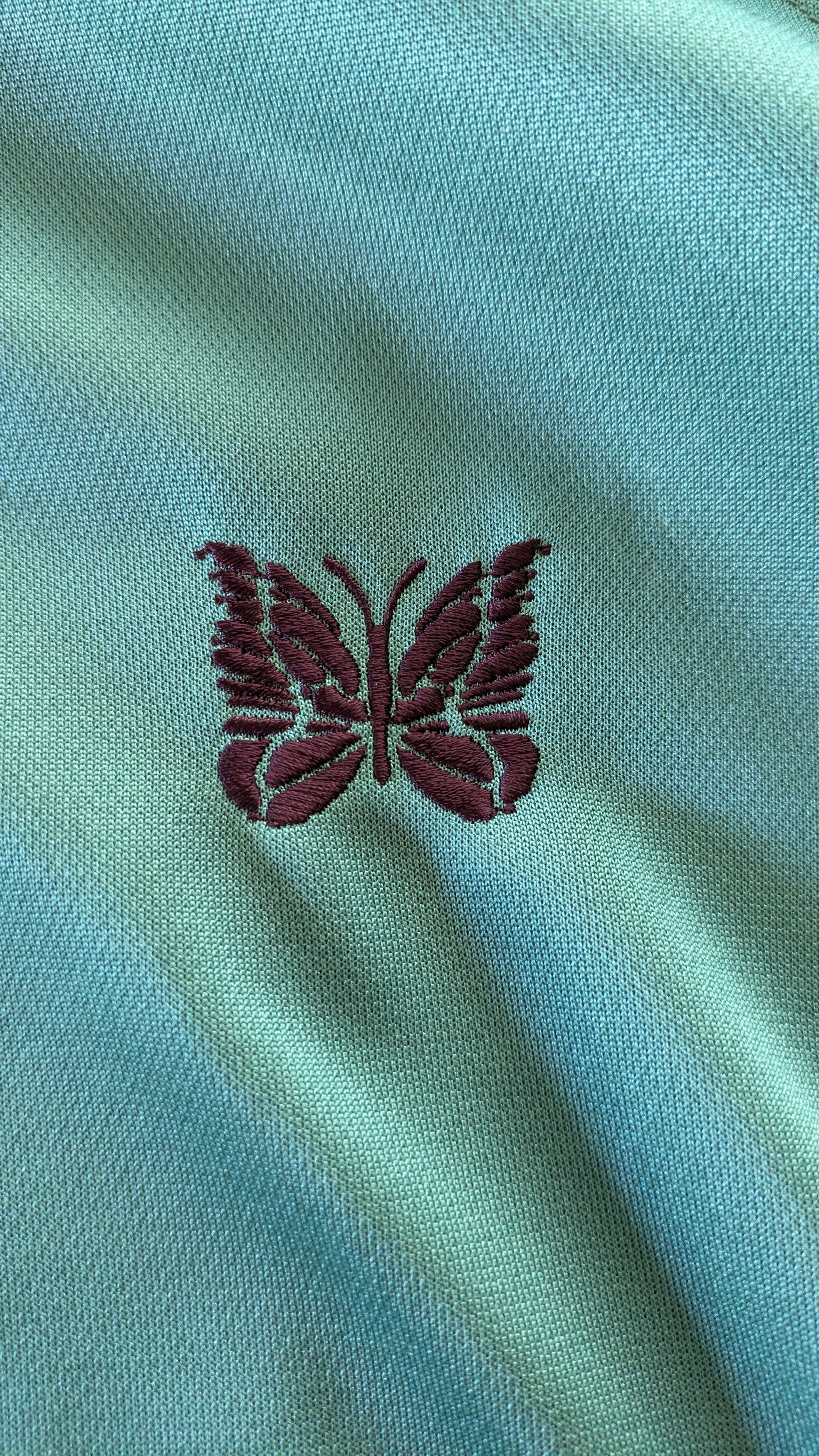 Japanese Brand × Needles × Nepenthes Needles Green Track Jacket Size Large Size US L / EU 52-54 / 3 - 2 Thumbnail