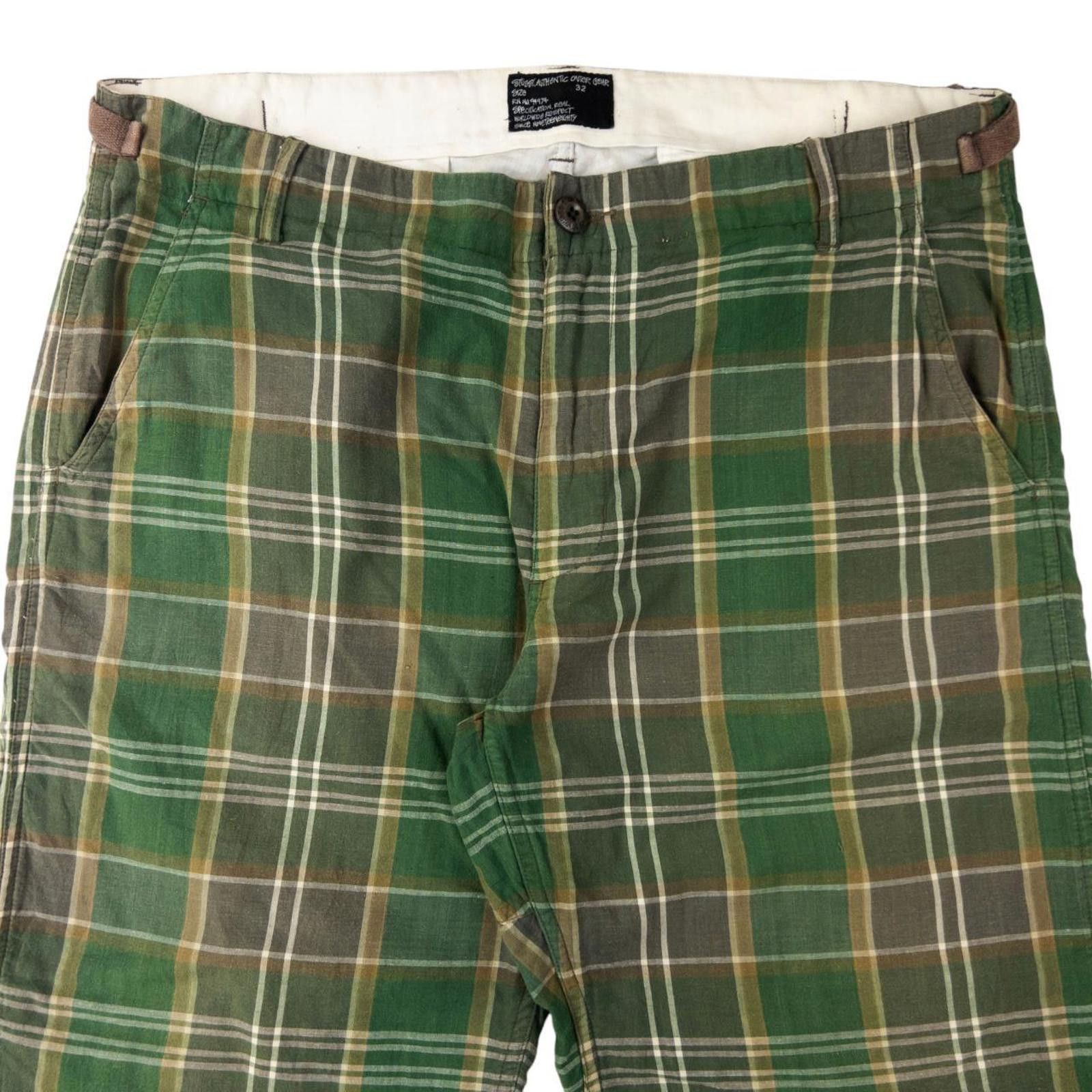 Stussy Vintage Stussy Checked Lightweight Trousers Size 34 Size US 34 / EU 50 - 4 Thumbnail