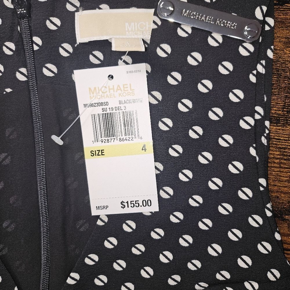 Michael Kors Michael Kors Sleeveless Jumpsuit Crop Pants 4 Black White P Size 27" / US 4 / IT 40 - 5 Thumbnail