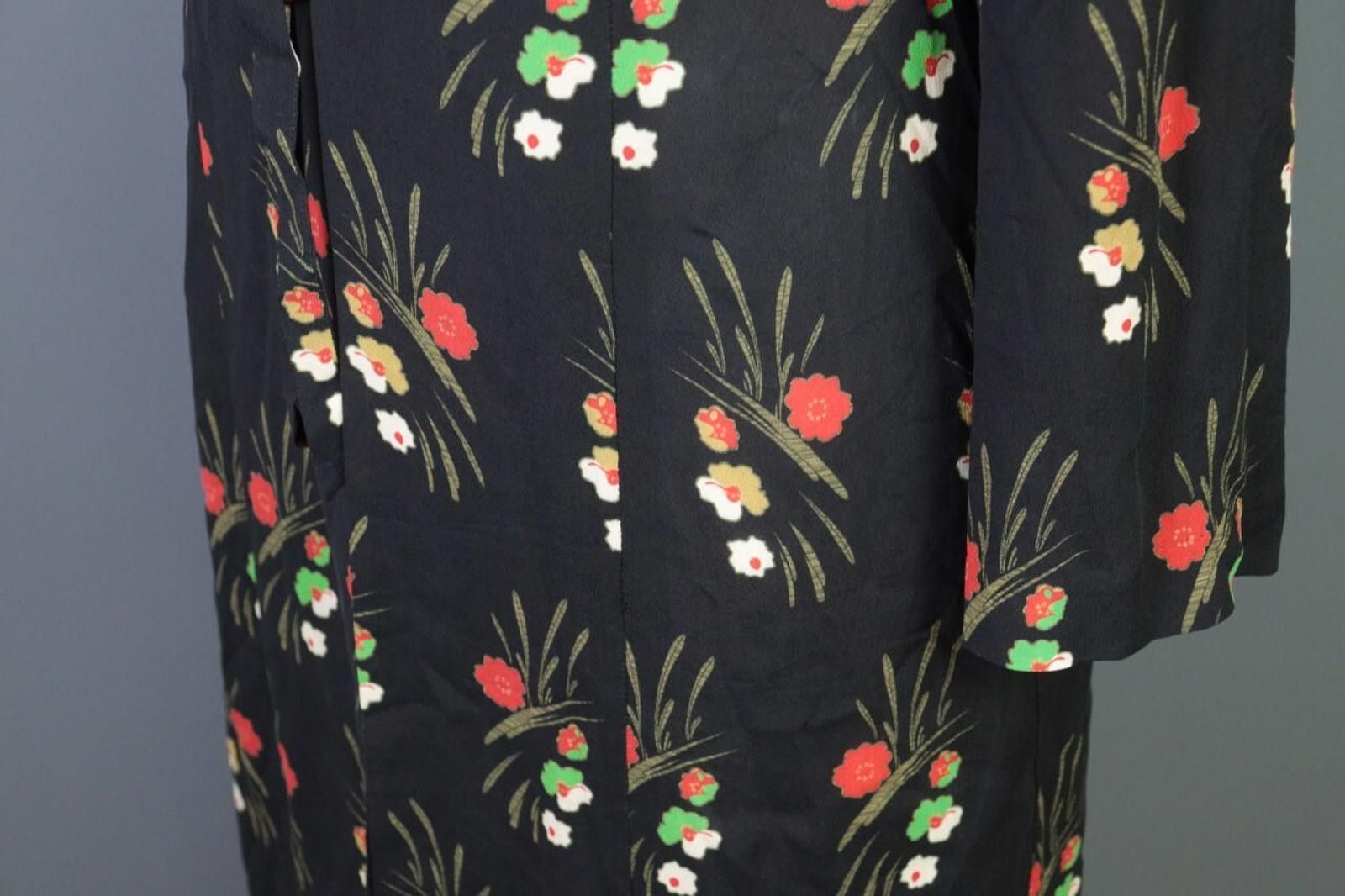 Farm Rio Rixo Black Floral Drawstring Wrape A-Line Long Dress US 6 Size M / US 6-8 / IT 42-44 - 11 Thumbnail
