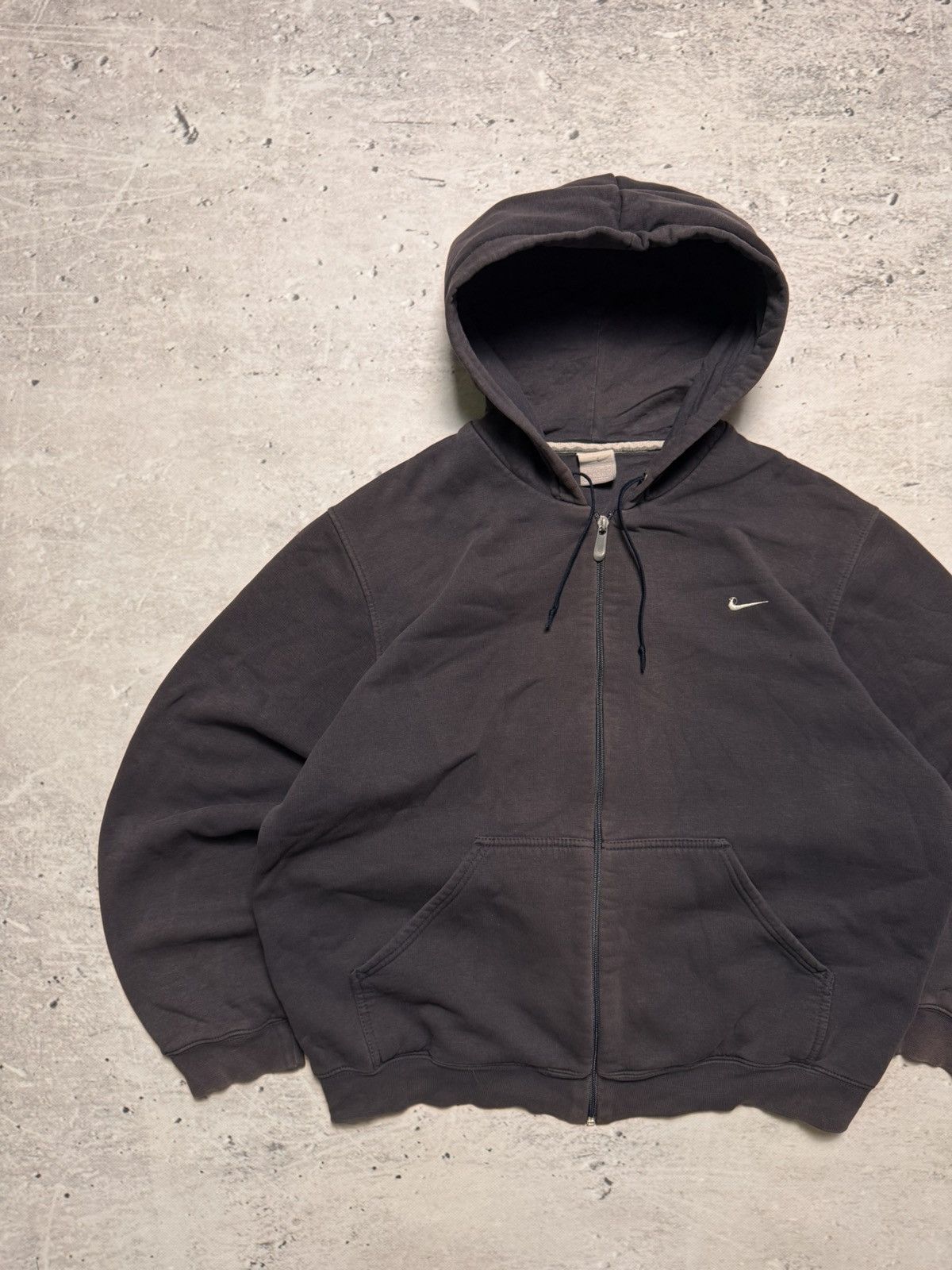 Nike × Vintage NIKE VINTAGE CENTER LOGO OVERSIZE BOXY ZIP HOODIE Size US L / EU 52-54 / 3 - 2 Thumbnail