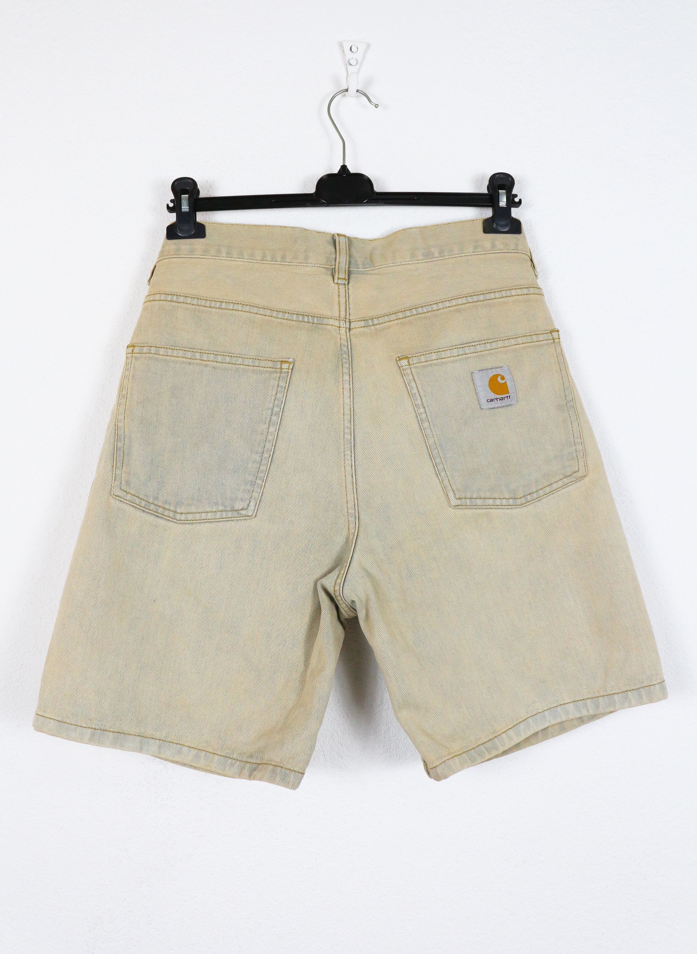 Carhartt Carhartt WIP Logo Hamilton Brown Denim Shorts Size US 32 / EU 48 - 6 Thumbnail