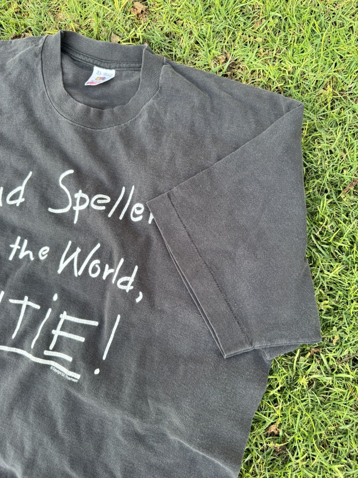 Vintage Vintage DYSLEXICS T-SHIRT BAD SPELLERS UN-TIE Size US XL / EU 56 / 4 - 5 Thumbnail