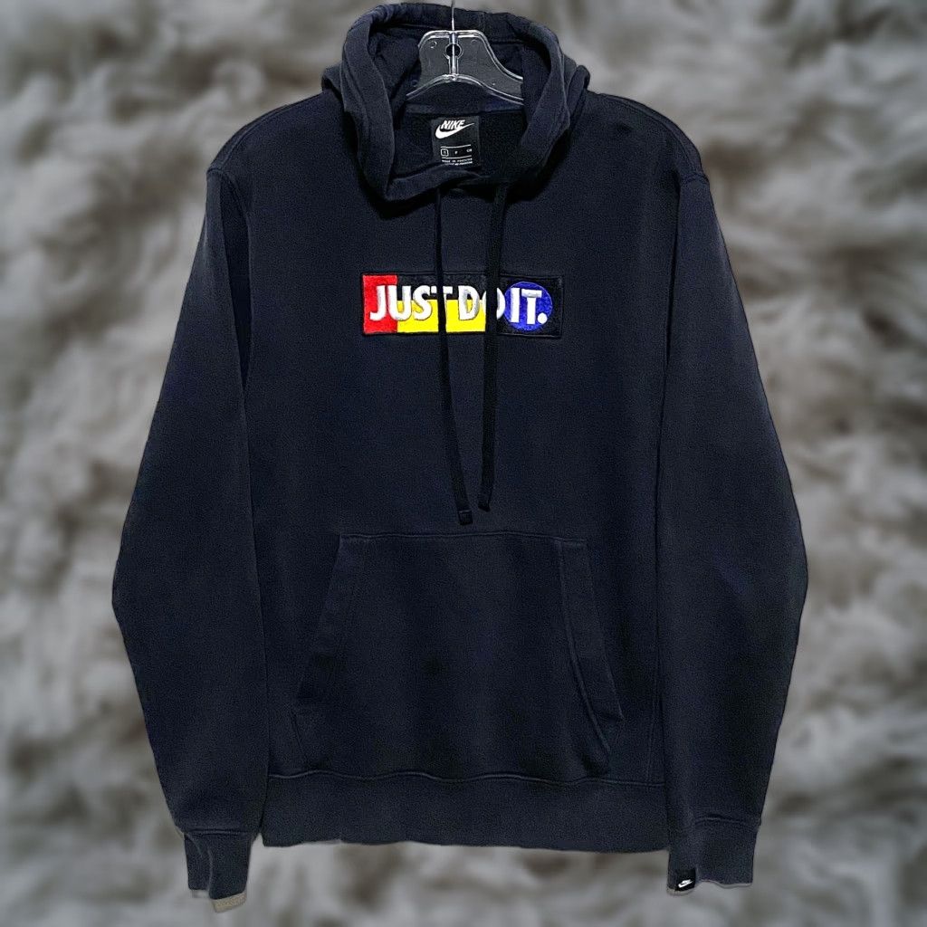 Nike Nike Just Do It Embroidered Spell Out Hoodie Sweatshirt Mens S Black Sweatshirt Hoodie Athleisure Sporty Mens Size US S / EU 44-46 / 1 - 1 Thumbnail