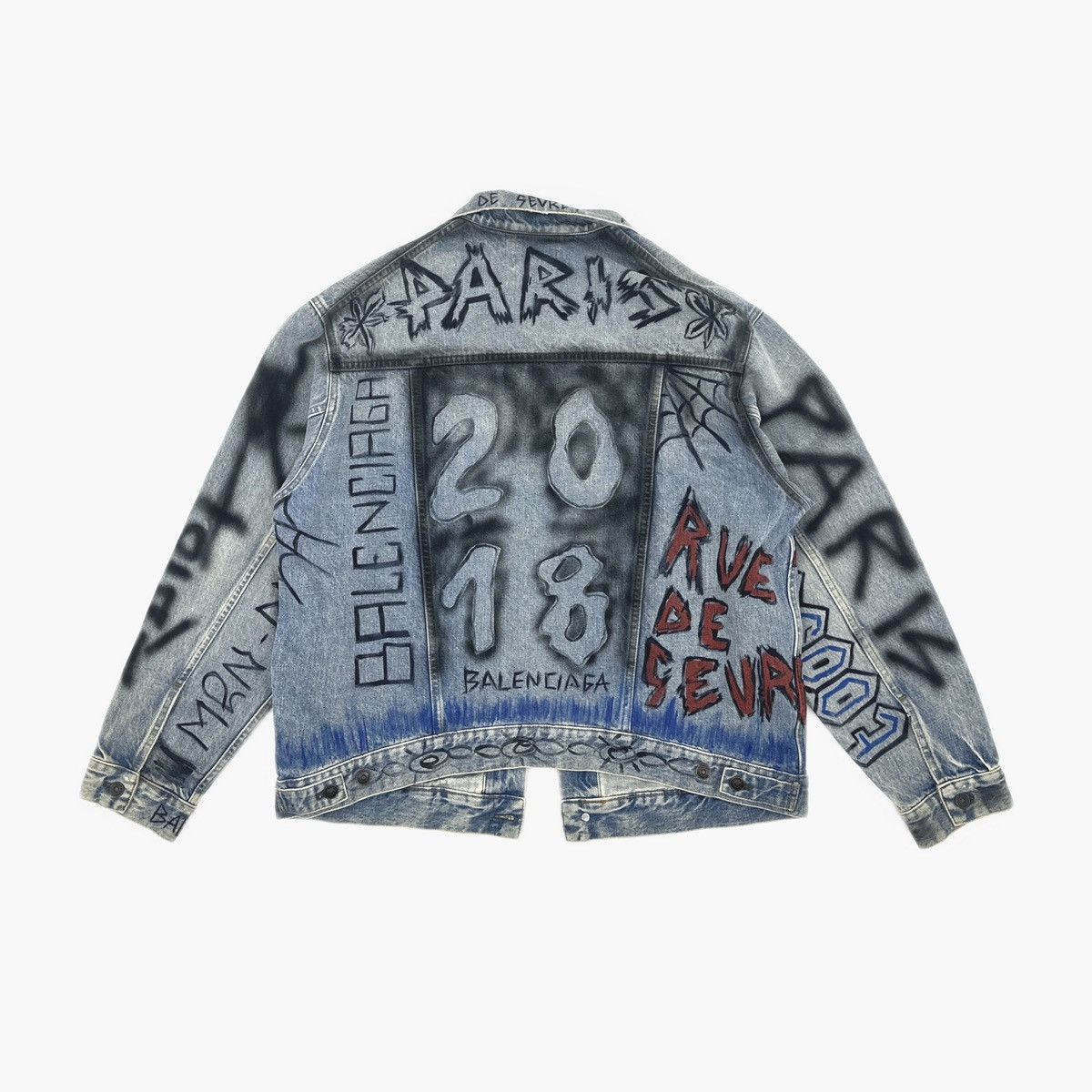 Balenciaga 2018 Balenciaga Denim Jacket Size US S / EU 44-46 / 1 - 2 Thumbnail