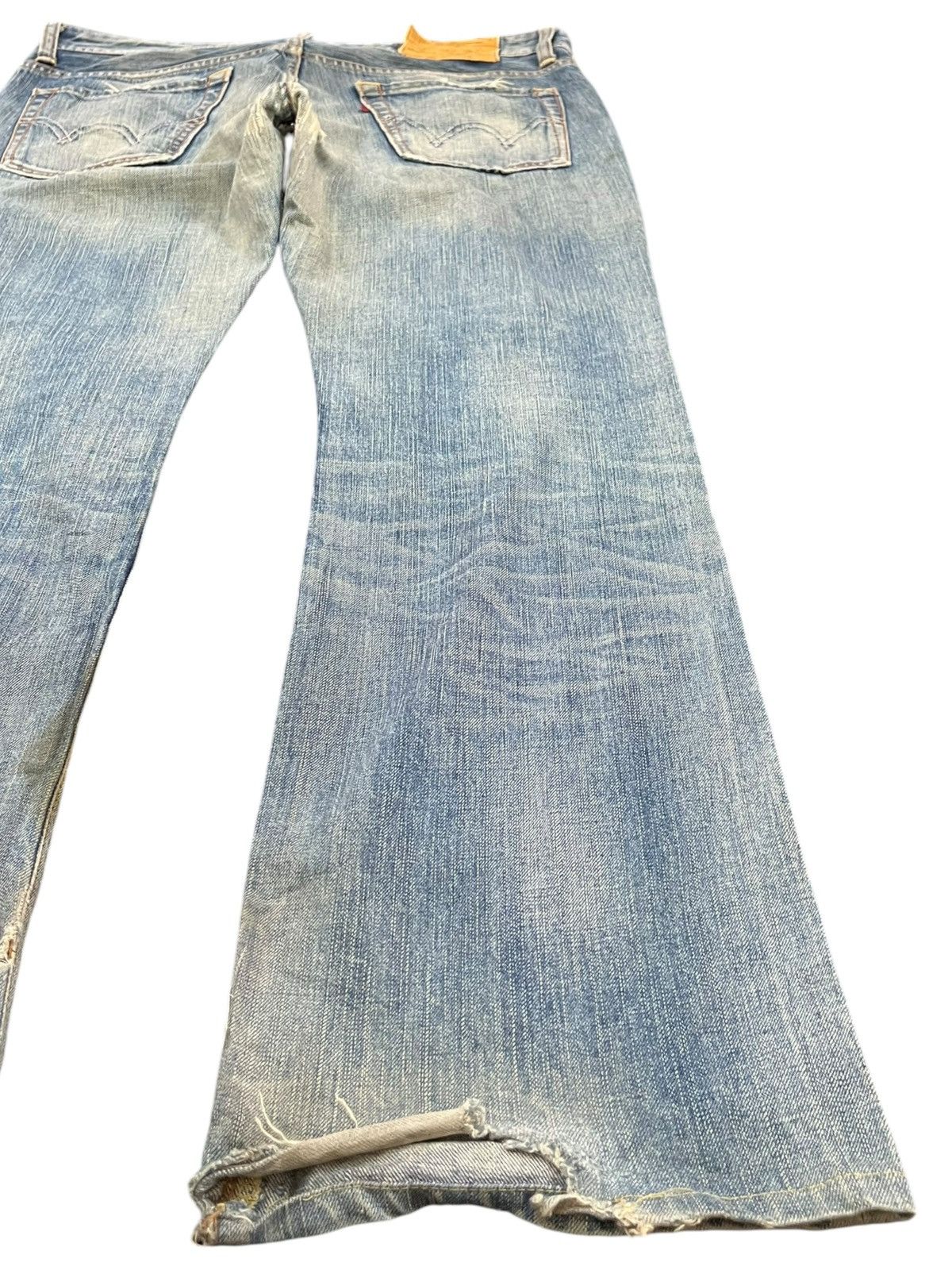 Edwin Vintage Edwin 511 RV Flare Faded Grunge Denim Size US 37 - 9 Thumbnail