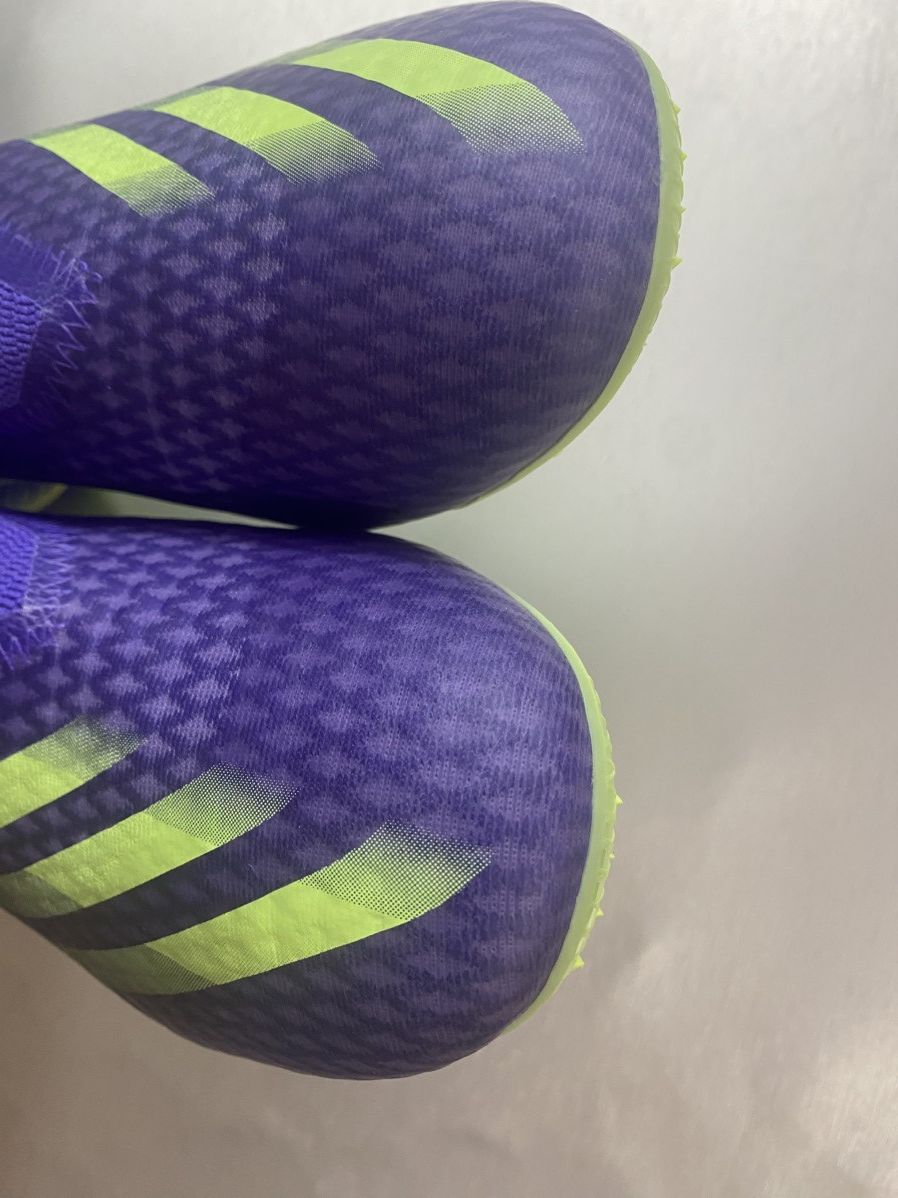 Adidas adidas X Ghosted 3 Laceless FG Purple Green Size US 12 / EU 45 - 9 Thumbnail