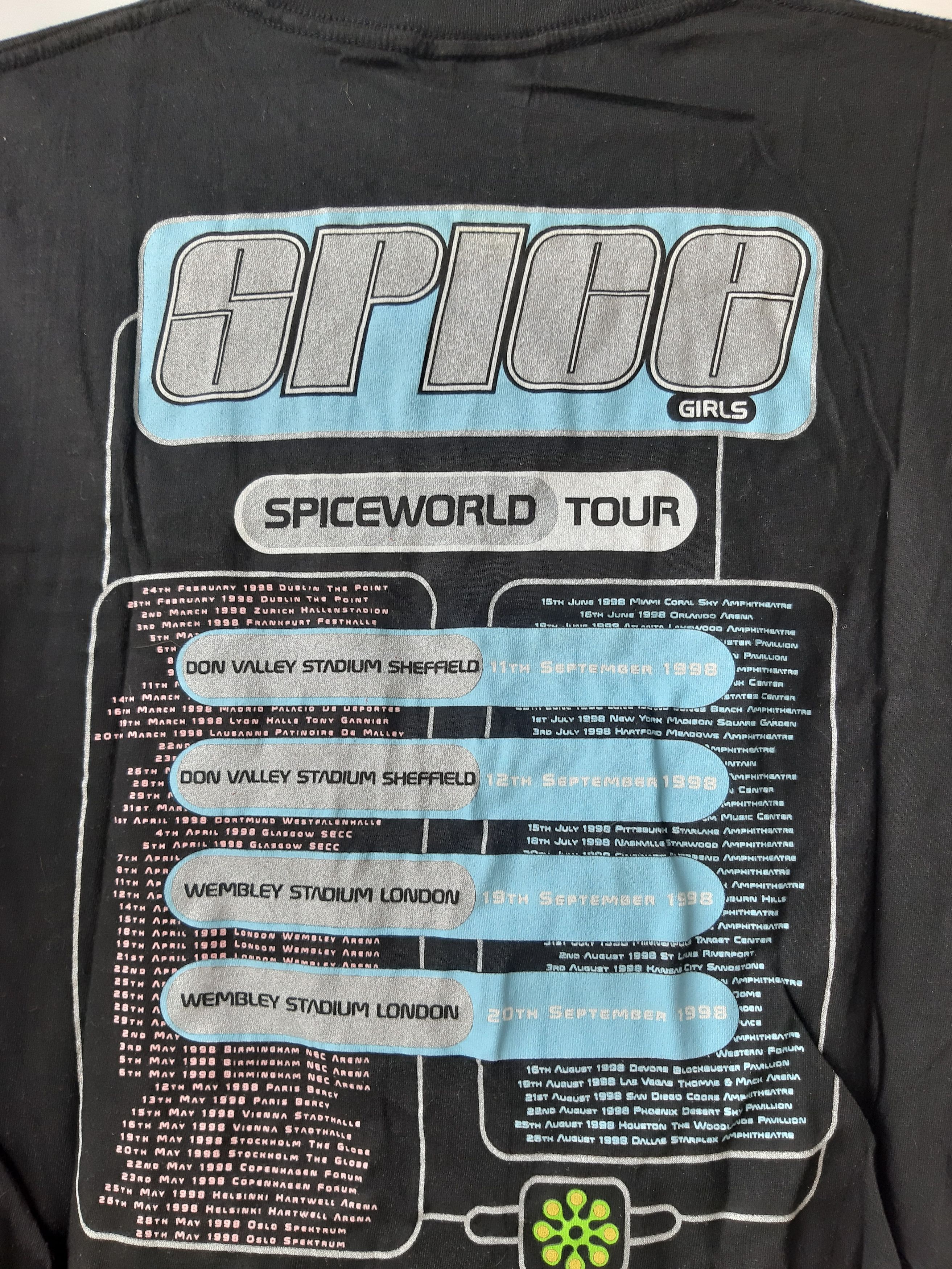 Band Tees × Rap Tees × Vintage Vintage 1998 Spice Girls Spiceworld Tour rap t-shirts Size US S / EU 44-46 / 1 - 5 Thumbnail