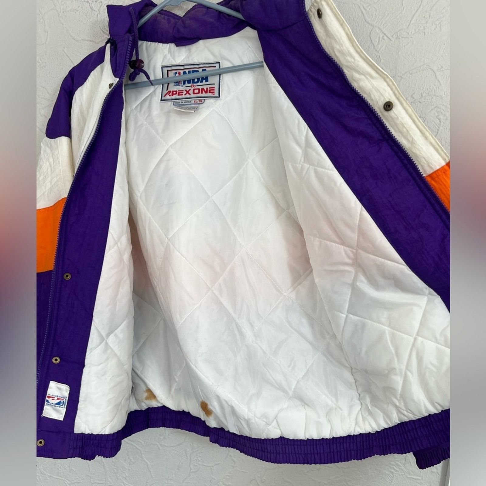 Apex One Vintage 90s Phoenix Suns Puffer Jacket Apex One SIGNED NICE Size US XL / EU 56 / 4 - 14 Thumbnail