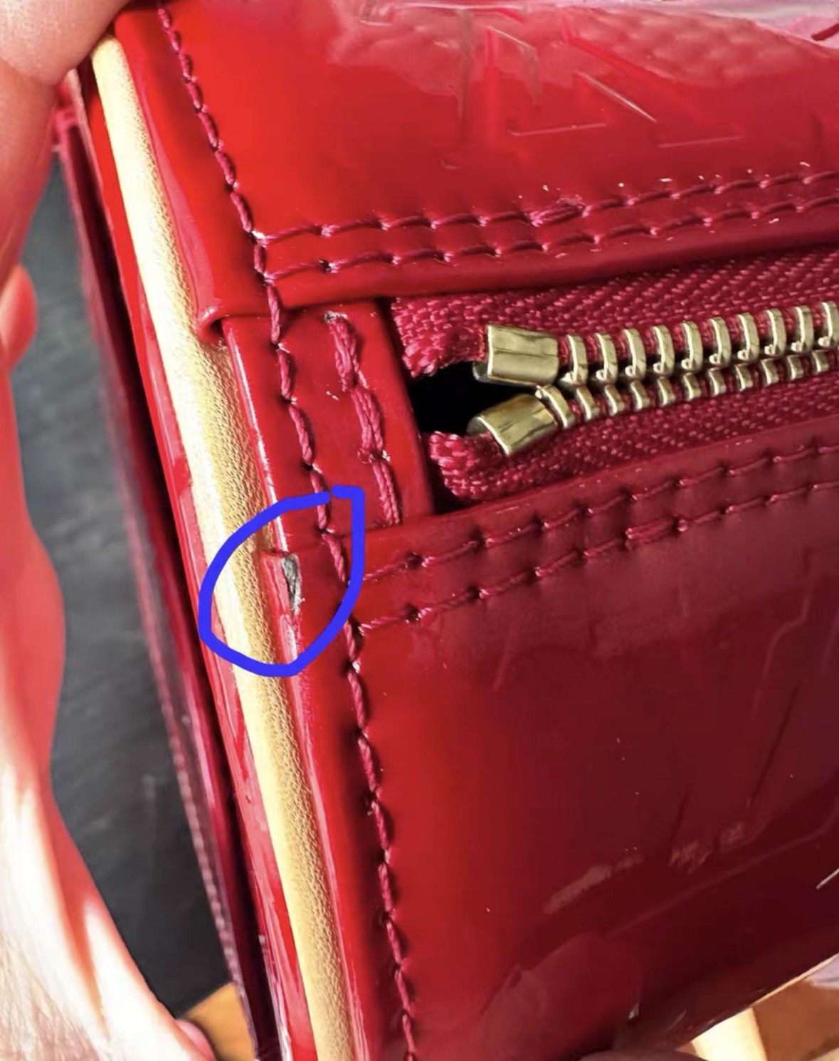 Louis Vuitton Louis Vuitton (LV) Papillon Large Vegetable Tanned Patent L Size ONE SIZE - 8 Thumbnail