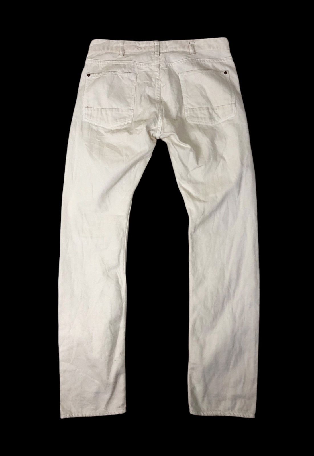 Japanese Brand × Paul Smith × Paul Smith Red Ear Paul Smith Red Ear White Button Denim Jeans Size US 33 - 2 Thumbnail