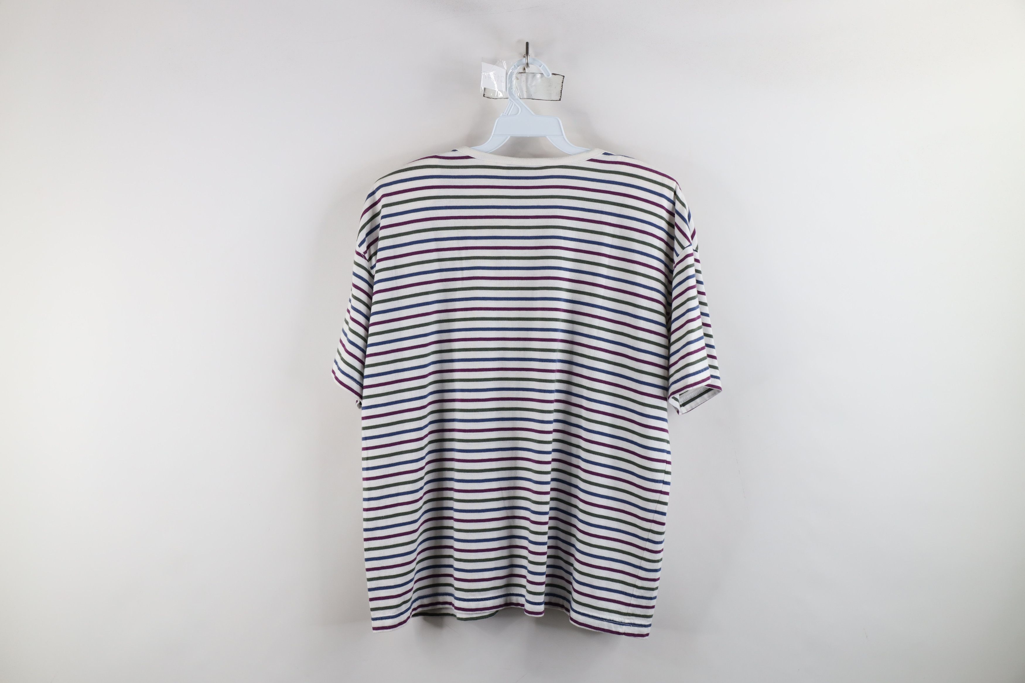 Vintage Vintage 90s Streetwear Knit Short Sleeve Henley T-Shirt Size L / US 10 / IT 46 - 9 Thumbnail