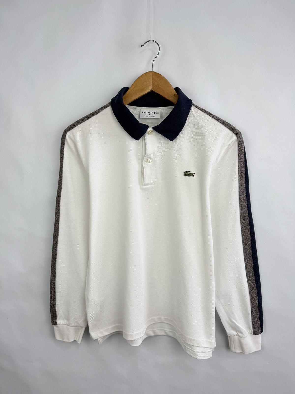 Lacoste 🇫🇷 Lacoste Regular Fit Polo Long Sleeve Made in France Rare Size US S / EU 44-46 / 1 - 7 Thumbnail