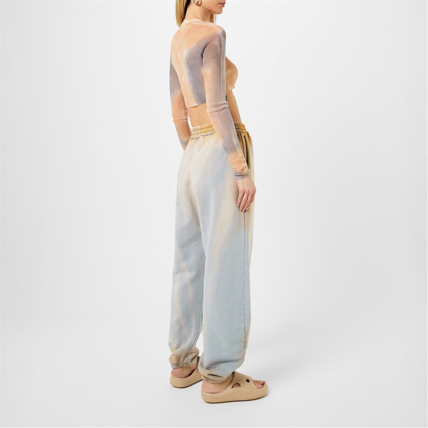 Off-White o1y1225 Cardigan in Gray/Camel Size M / US 6-8 / IT 42-44 - 4 Thumbnail