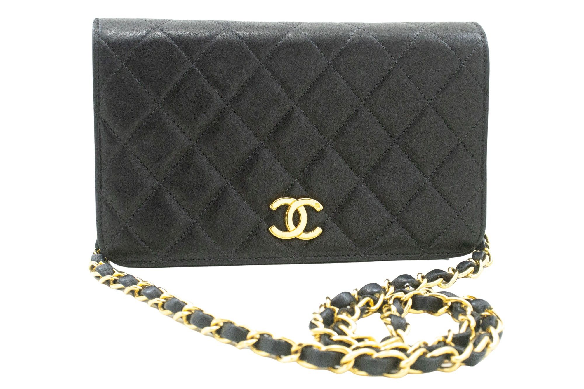 Chanel Black Leather Shoulder Bag (Pre-Owned) Size ONE SIZE - 1 Thumbnail