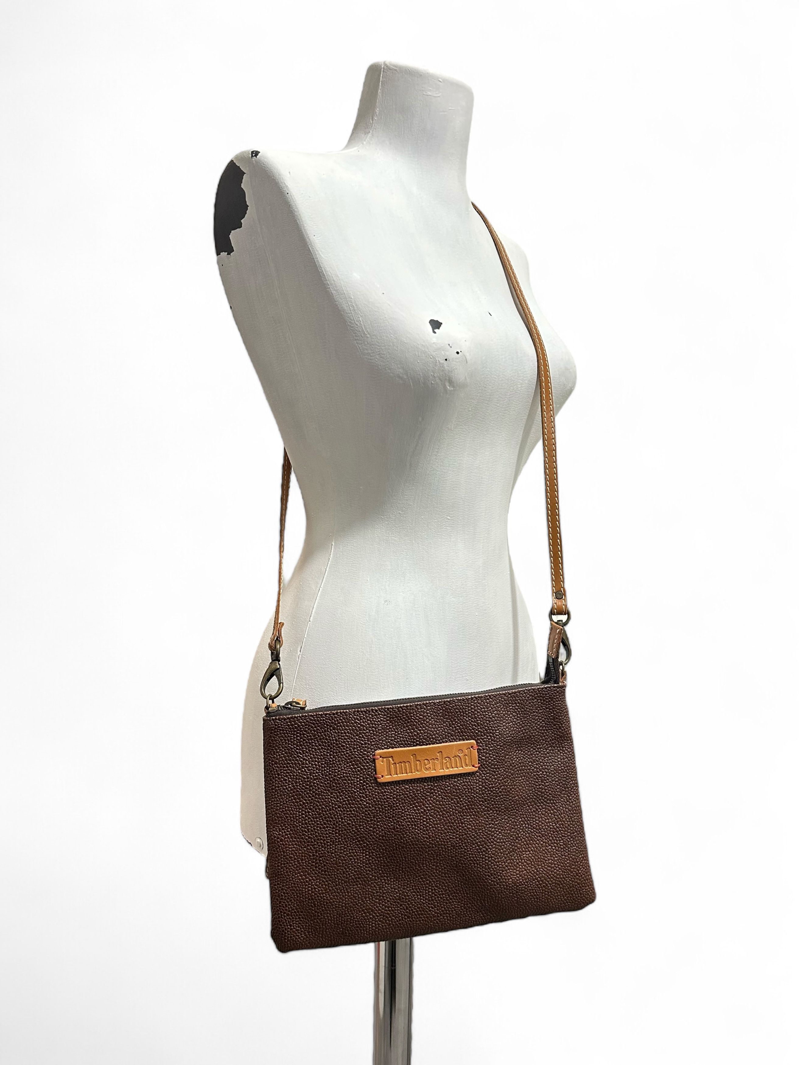 Timberland Timberland Premium Grain Leather Brown Cross Body Bag Size ONE SIZE - 9 Thumbnail