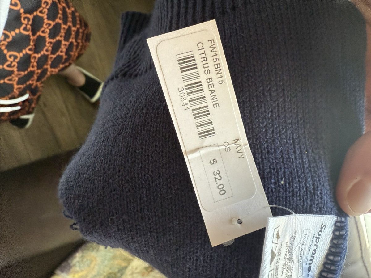 Vintage Supreme citrus beanie ss15 BNWT Size ONE SIZE - 3 Thumbnail