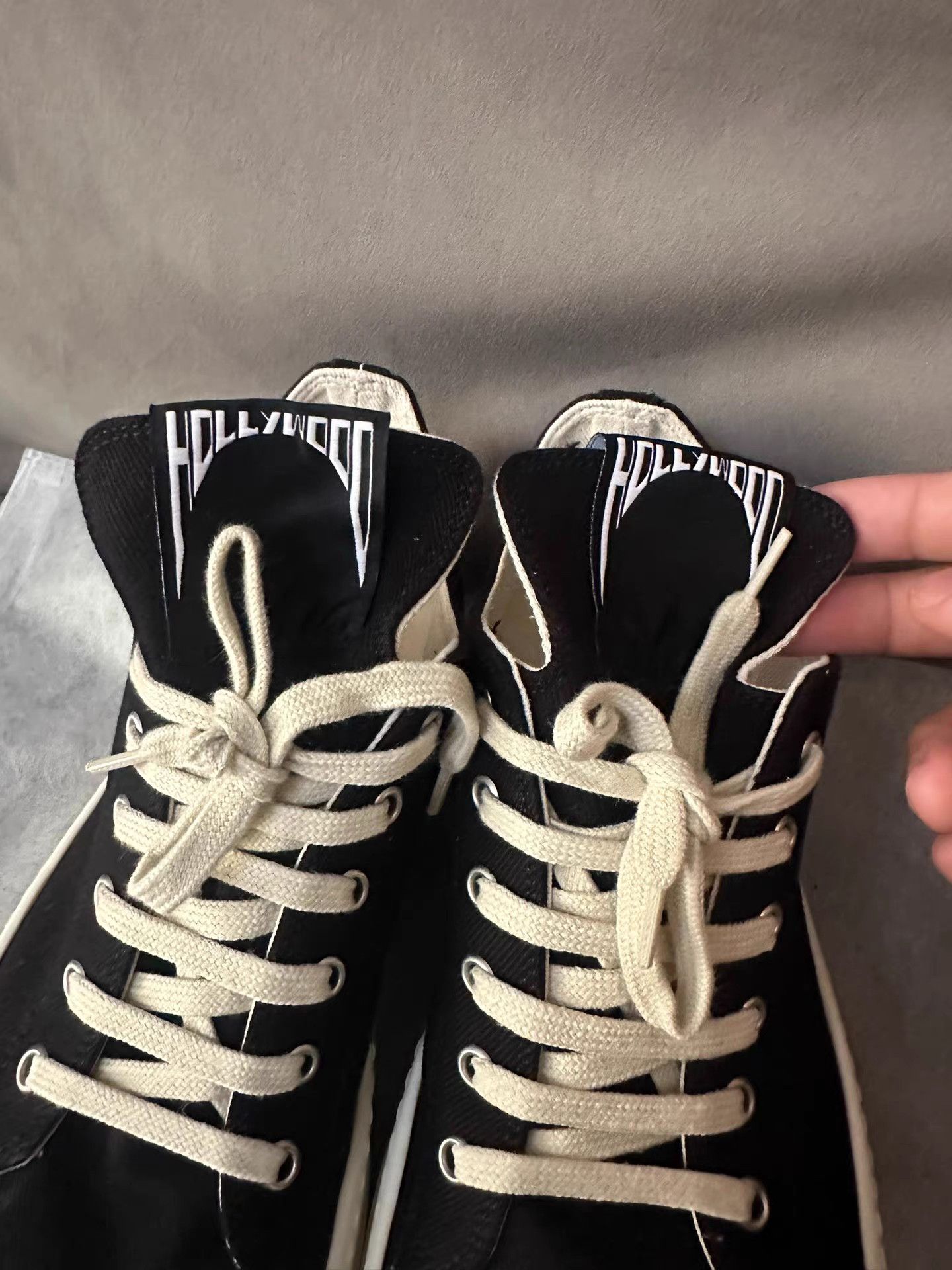 Rick Owens Rick Owens DRKSHDW 25SS Hollywood Low Top Jumbo Sneakers Size US 9 / EU 42 - 3 Thumbnail