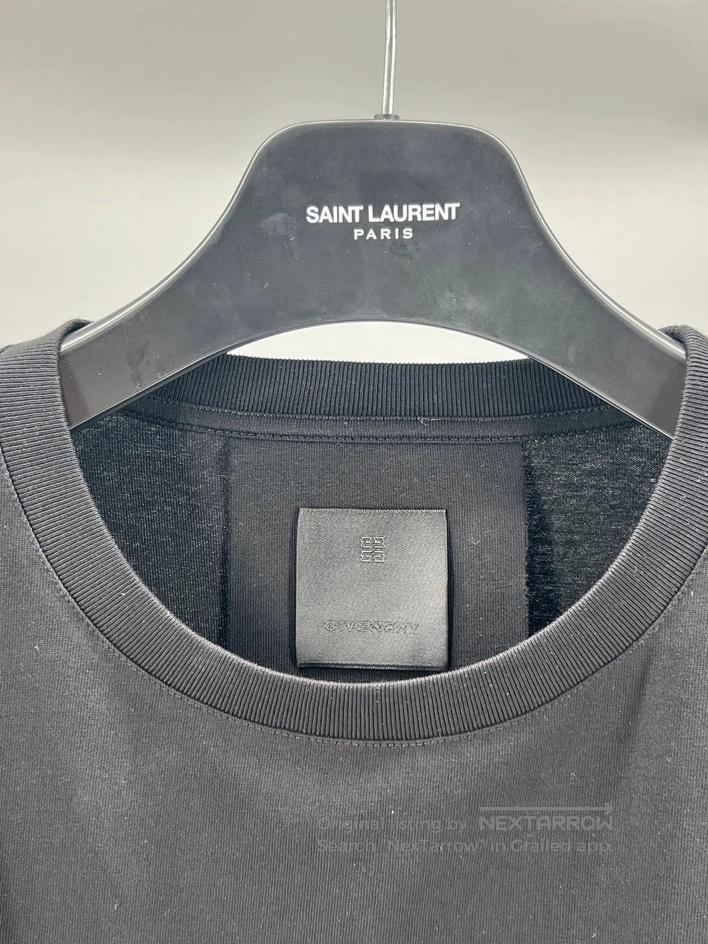 Givenchy givenchy black cotton long sleeve t-shirt. Size US M / EU 48-50 / 2 - 2 Thumbnail