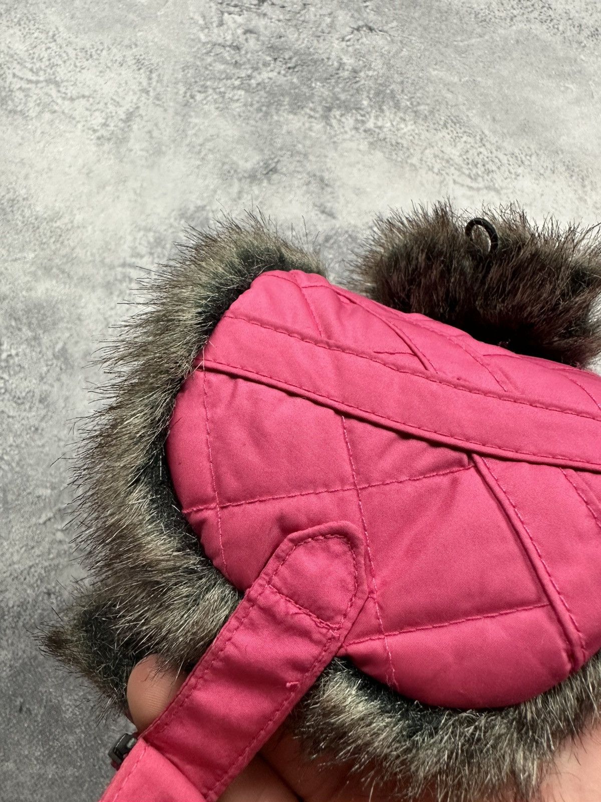 Barbour Vintage Barbour Ushanka Fuzzy Fur Trapper Hat Y2K Cap Rare Size ONE SIZE - 12 Thumbnail