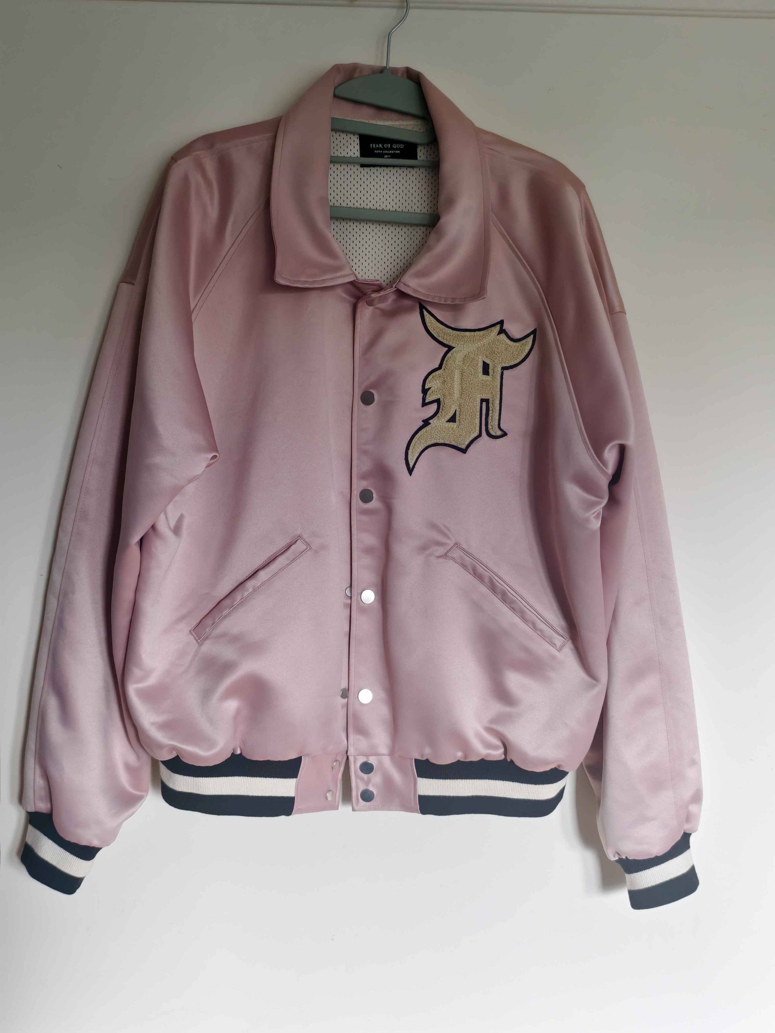 Fear of God Fear Of God 5th Collection 1987 Celtic Satin Half Zip