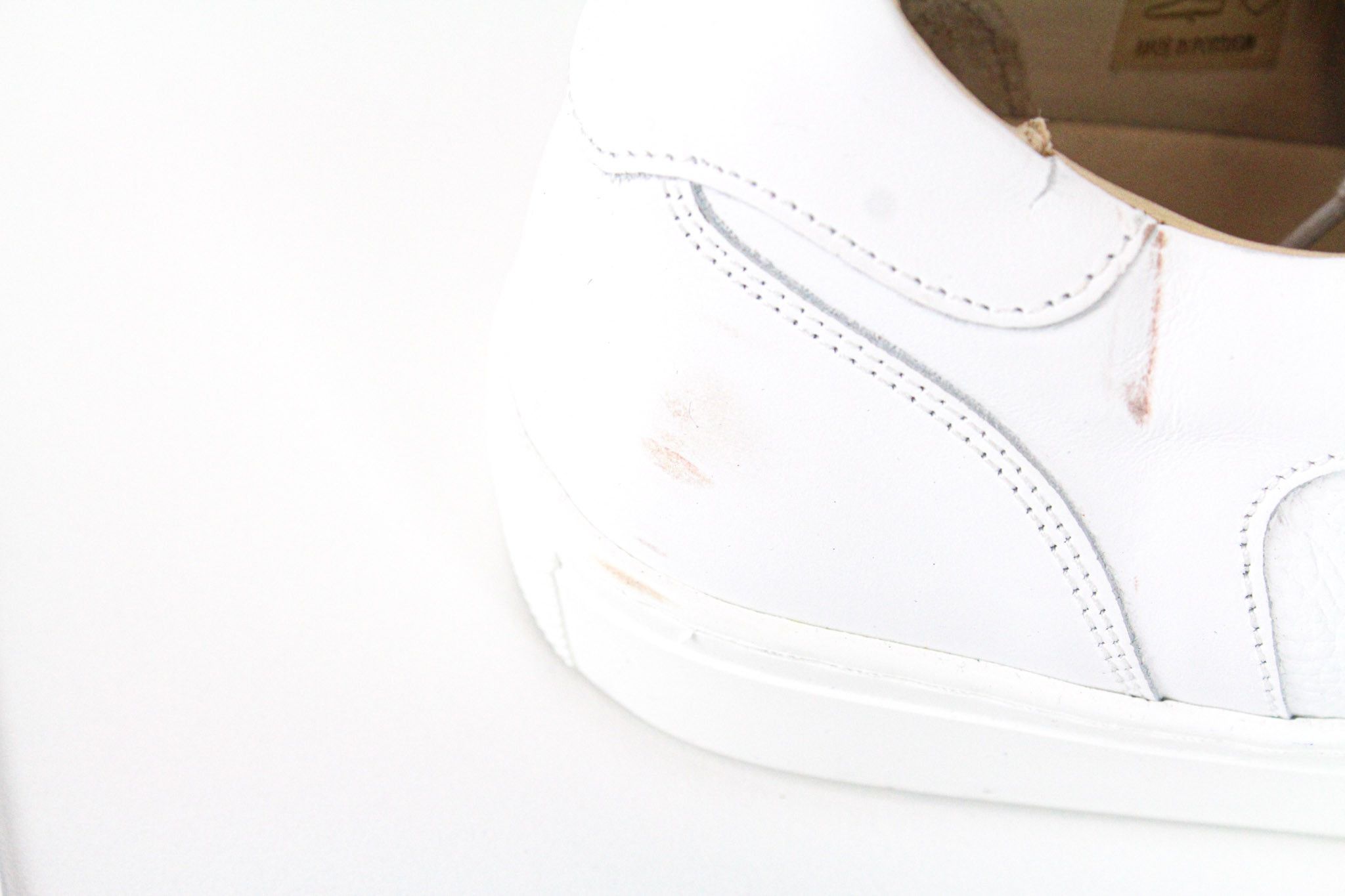 Suitsupply EU44 White Grained Leather Laced 72585 Size US 11 / EU 44 - 9 Thumbnail