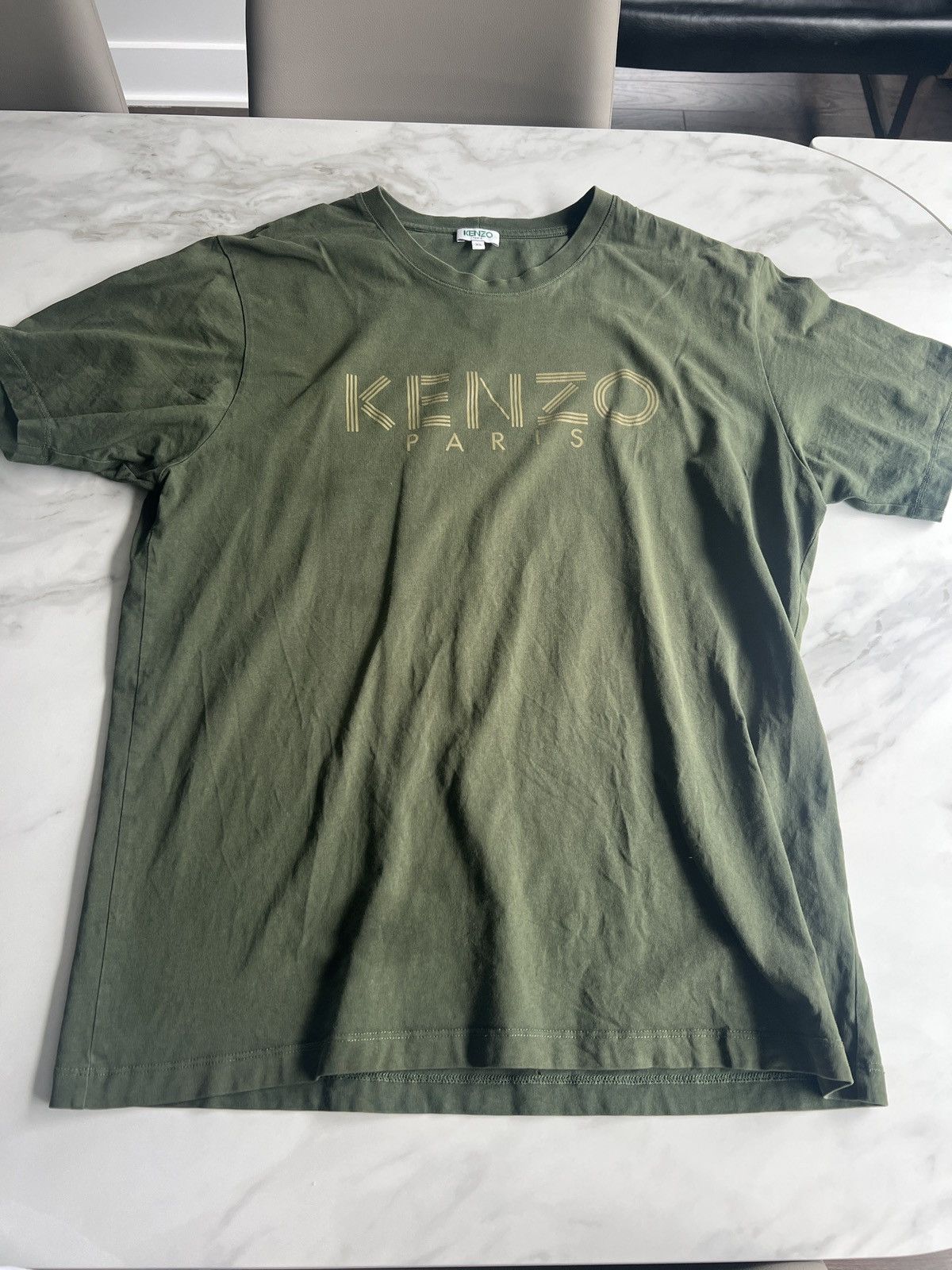image of Kenzo T Shirt in Green, Men's (Size Large)