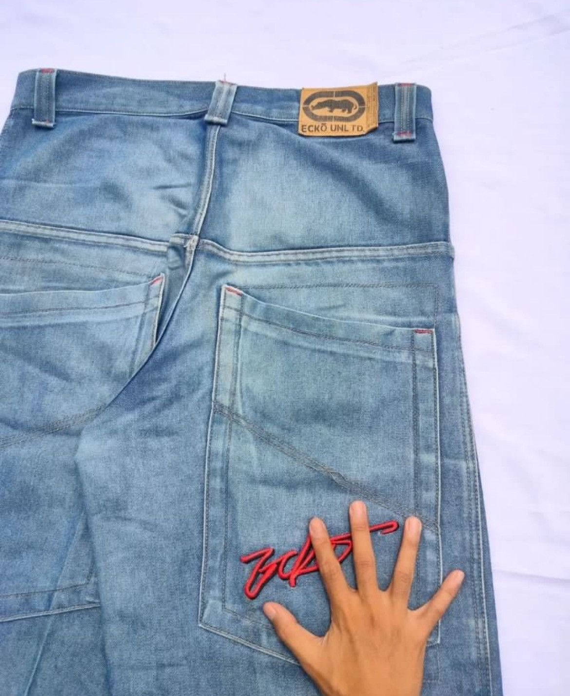 Ecko Unltd. × Vintage Vintage Ecko Unltd Jorts Y2K Size US 34 / EU 50 - 2 Thumbnail