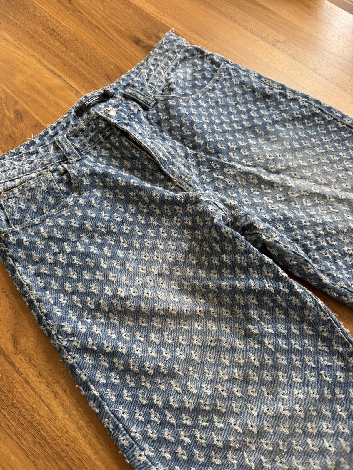 Jaded London Jaded London Distressed Light Blue Jeans Size US 32 / EU 48 - 3 Thumbnail