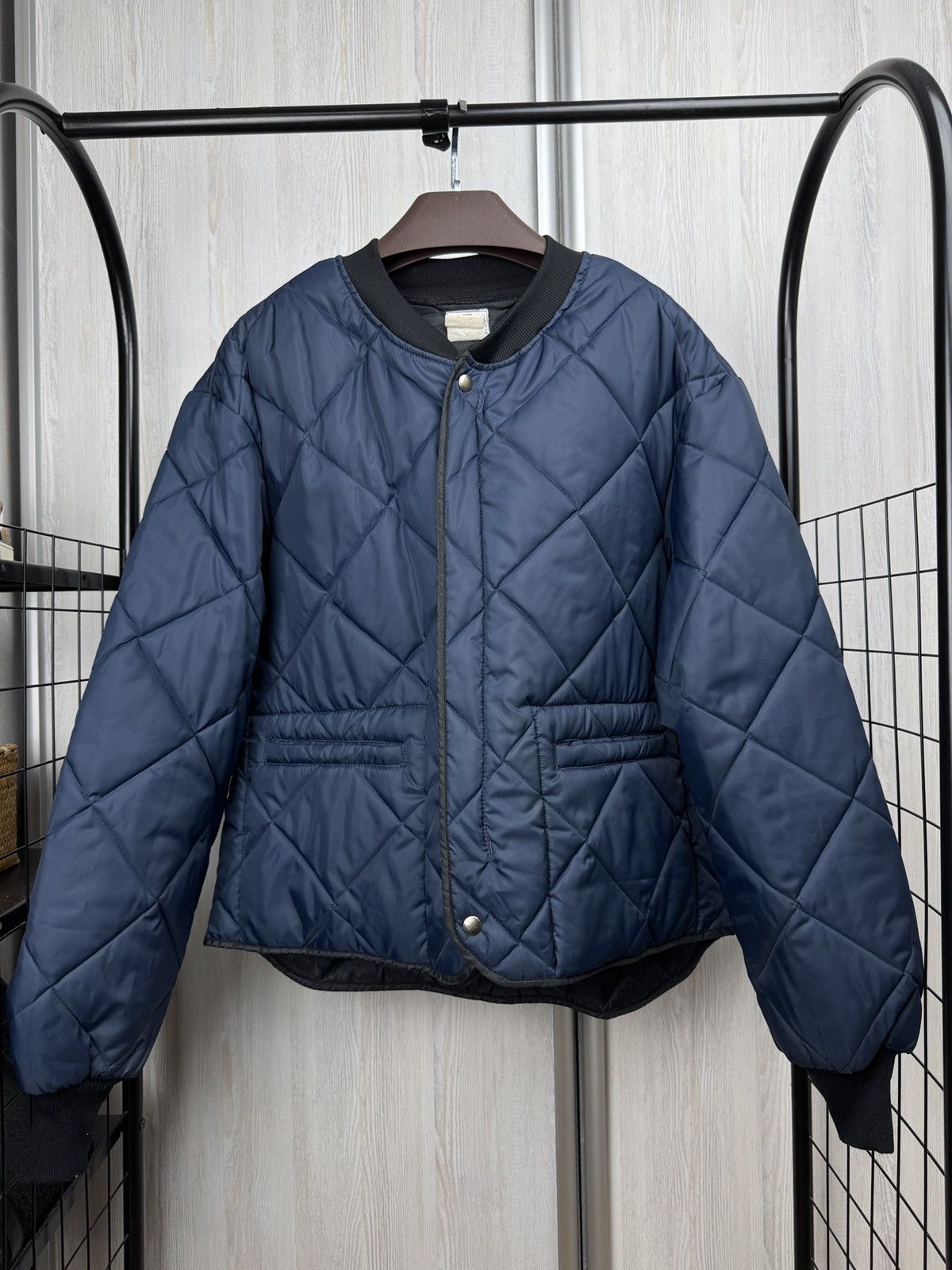 Vintage Caboose vintage railway work bomber quilted nylon jacket Size US XL / EU 56 / 4 - 2 Thumbnail