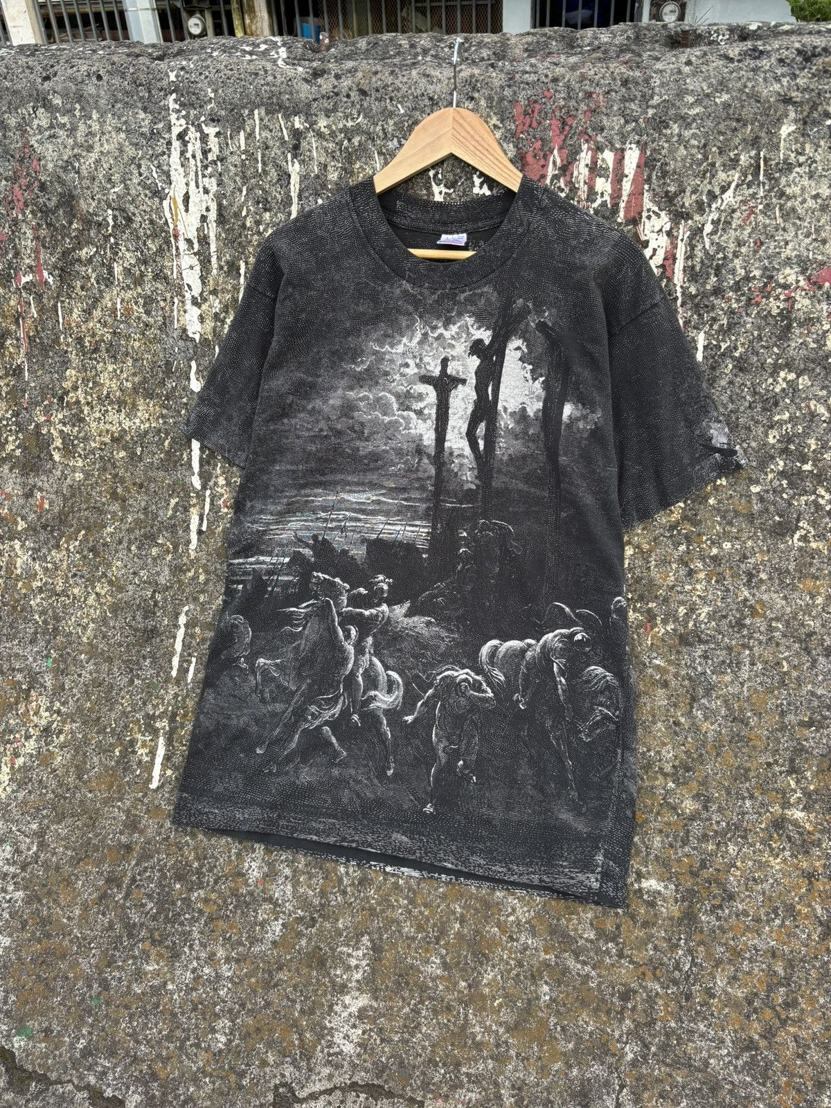 Vintage gustave dore aop jesus tee 1990’s