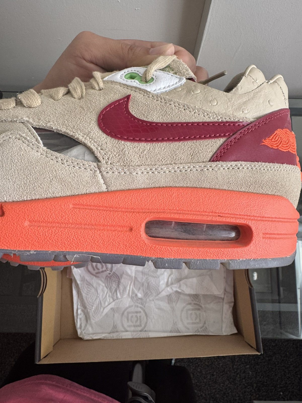 Nike Nike Air Max 1 clot kiss of death 2021 Size US 10 / EU 43 - 7 Thumbnail