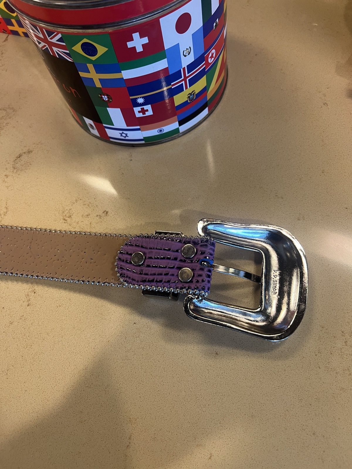 B.B. Simon bb simon belt Size 36 - 5 Thumbnail
