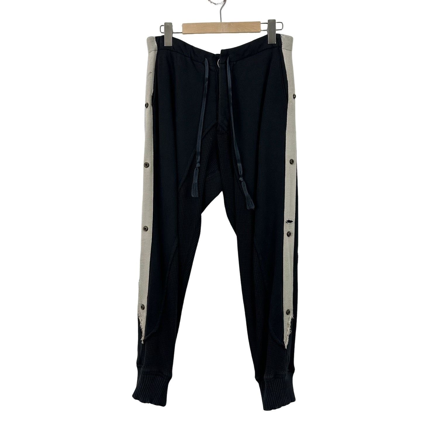 Greg Lauren Greg Lauren Waffle Patchwork Side Stripe Joggers Size 1 Size US 30 / EU 46 - 1 Thumbnail