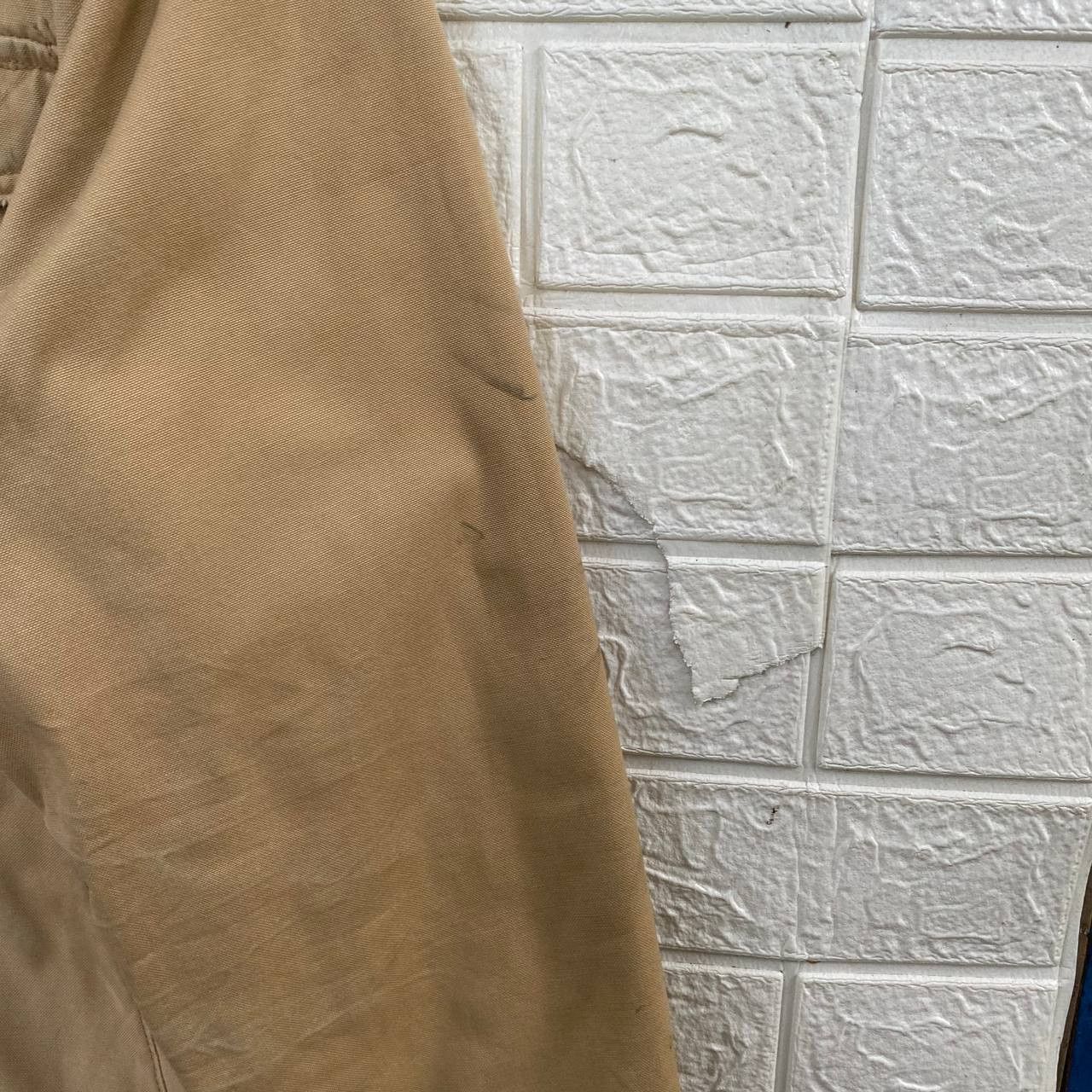 American Eagle Outfitters × Vintage Y2k American Eagle Outfitters Distressed Tan Jacket Size US M / EU 48-50 / 2 - 9 Thumbnail