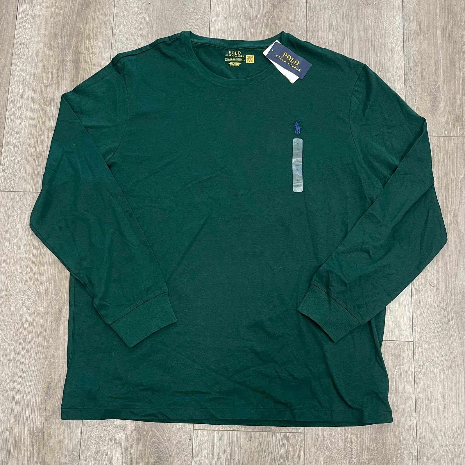 Polo Ralph Lauren Polo Ralph Lauren green Long Sleeve Shirt Top size XL B19 Size US XL / EU 56 / 4 - 1 Thumbnail