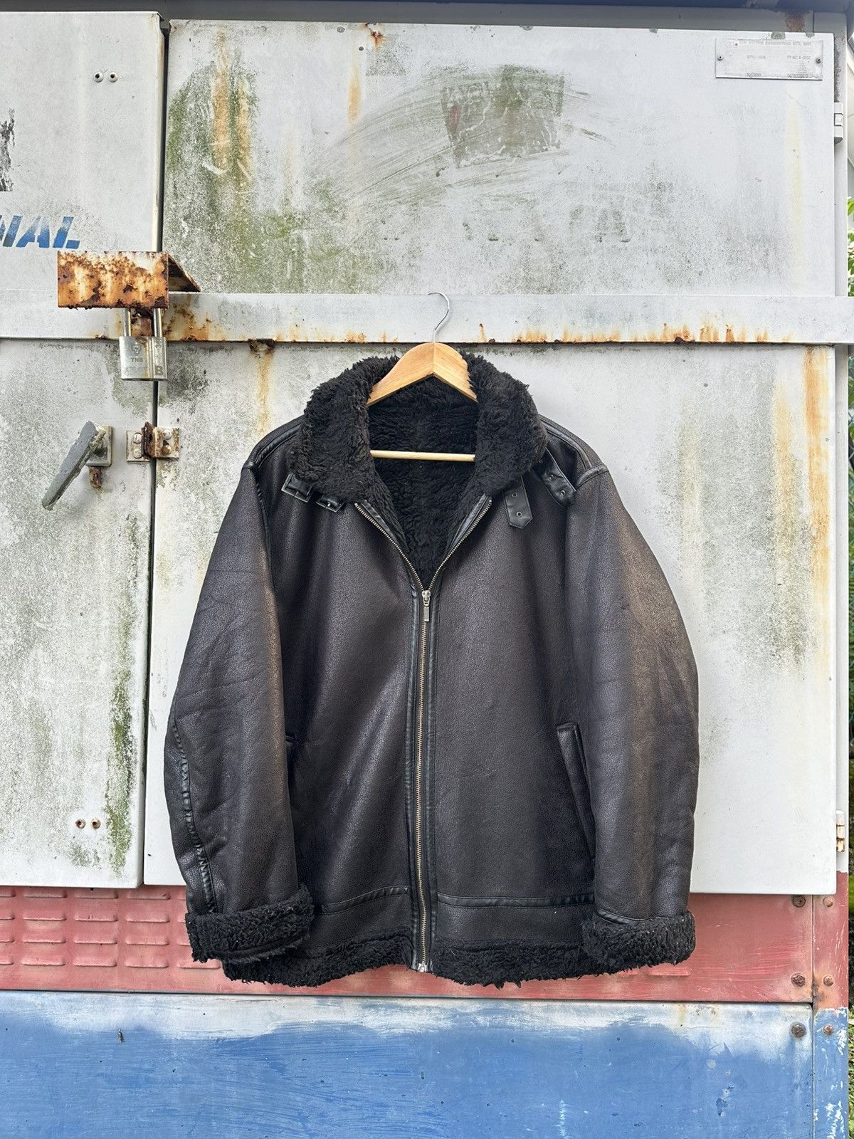 Vintage 👹Vintage Rush/Hour Black Velvet Fleece Lined Jacket Size US L / EU 52-54 / 3 - 2 Thumbnail