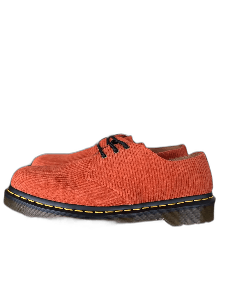 Dr. Martens Dr Martens Orange Low-Top Corduroy Shoes Size US 10 / EU 43 - 1 Thumbnail