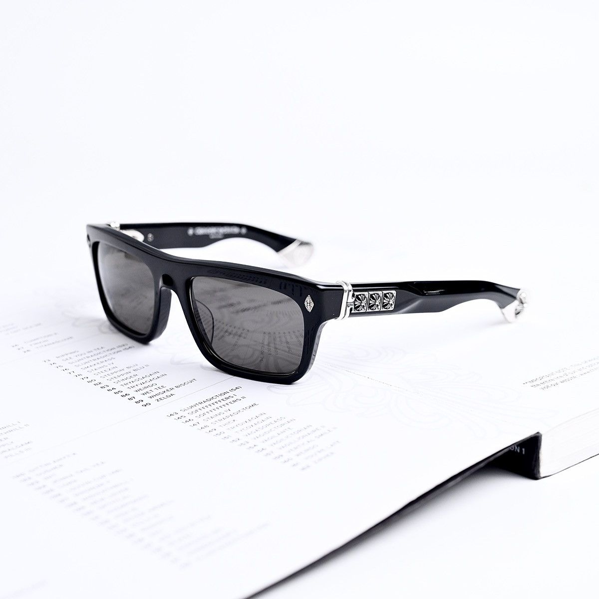 Chrome Hearts CHROME HEARTS SLUSS BUSSIN II BLACK SUNGLASSES Size ONE SIZE - 1 Thumbnail