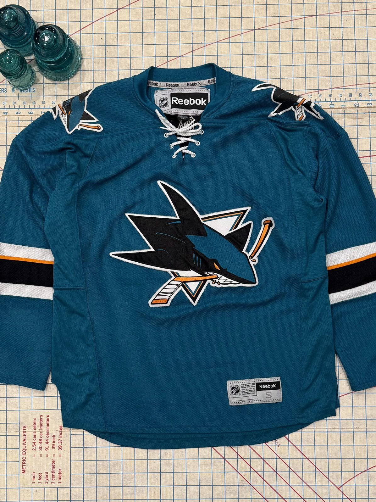 Reebok Reebok San Jose Sharks Hockey Jersey Mens Size Small Size US S / EU 44-46 / 1 - 2 Thumbnail