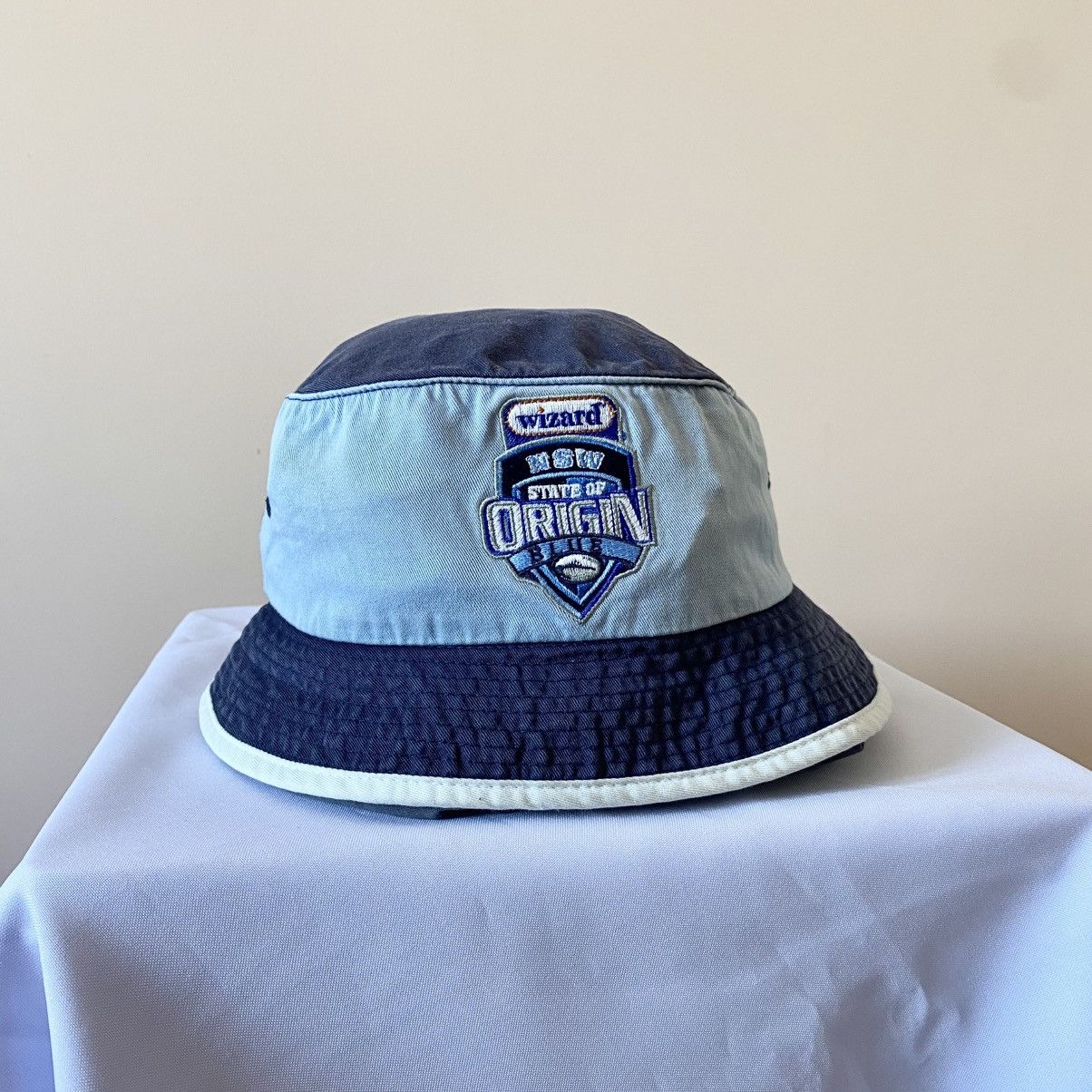 Canterbury of New Zealand × Cotton Traders × Vintage Vintage State Of Origin Blues CCC Rugby Team Bucket Hat Size ONE SIZE - 1 Thumbnail