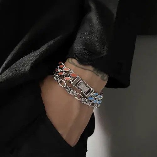 Designer Retro punk bracelet Size ONE SIZE - 1 Thumbnail